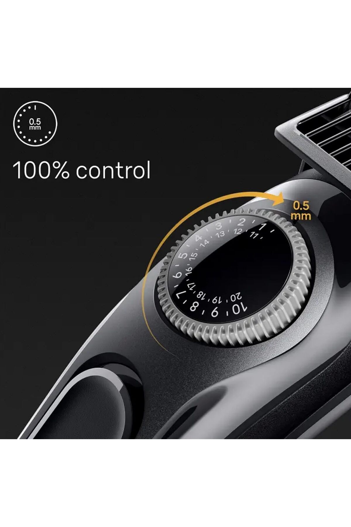 Braun-Beard Trimmer 3 With Precision Wheel, 3 Styling tools, 50 mins Runtime, ProBlade - BT3410 2