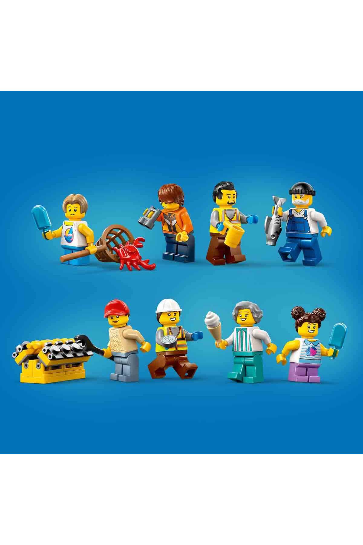 کشتی باری شهری بندر ۶۰۴۲۲ – مجموعه ساختنی خلاقانه اسباب‌بازی برای کودکان ۸ سال به بالا