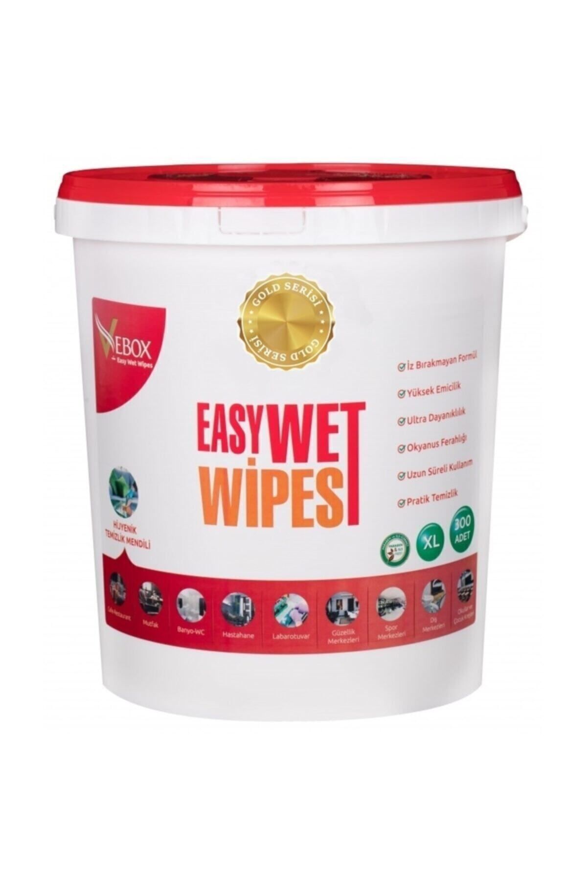 VEBOX Easy Wet Wipes Islak Kova Mendil Okyanus Ferahlığı 300 Yaprak fotoğrafı 3 (önizleme)