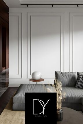 DİECOR Dekoratif Boyanabilir4 Cm- 2,5 Cm Duvar Çıtası Kesimli Hazır Paket