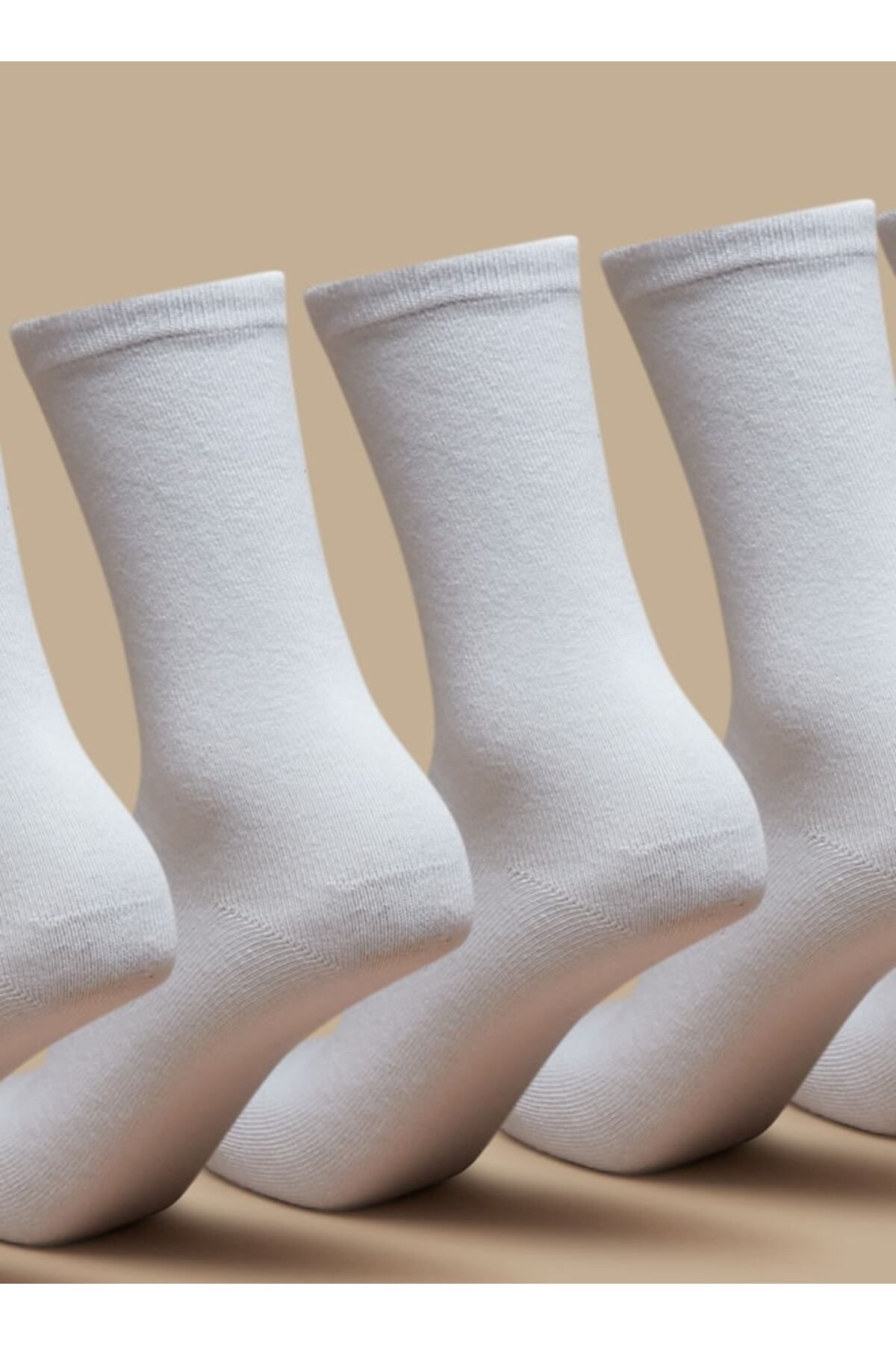 LBL by Shoexpress-Solid Crew Length Socks - Set of 5 2