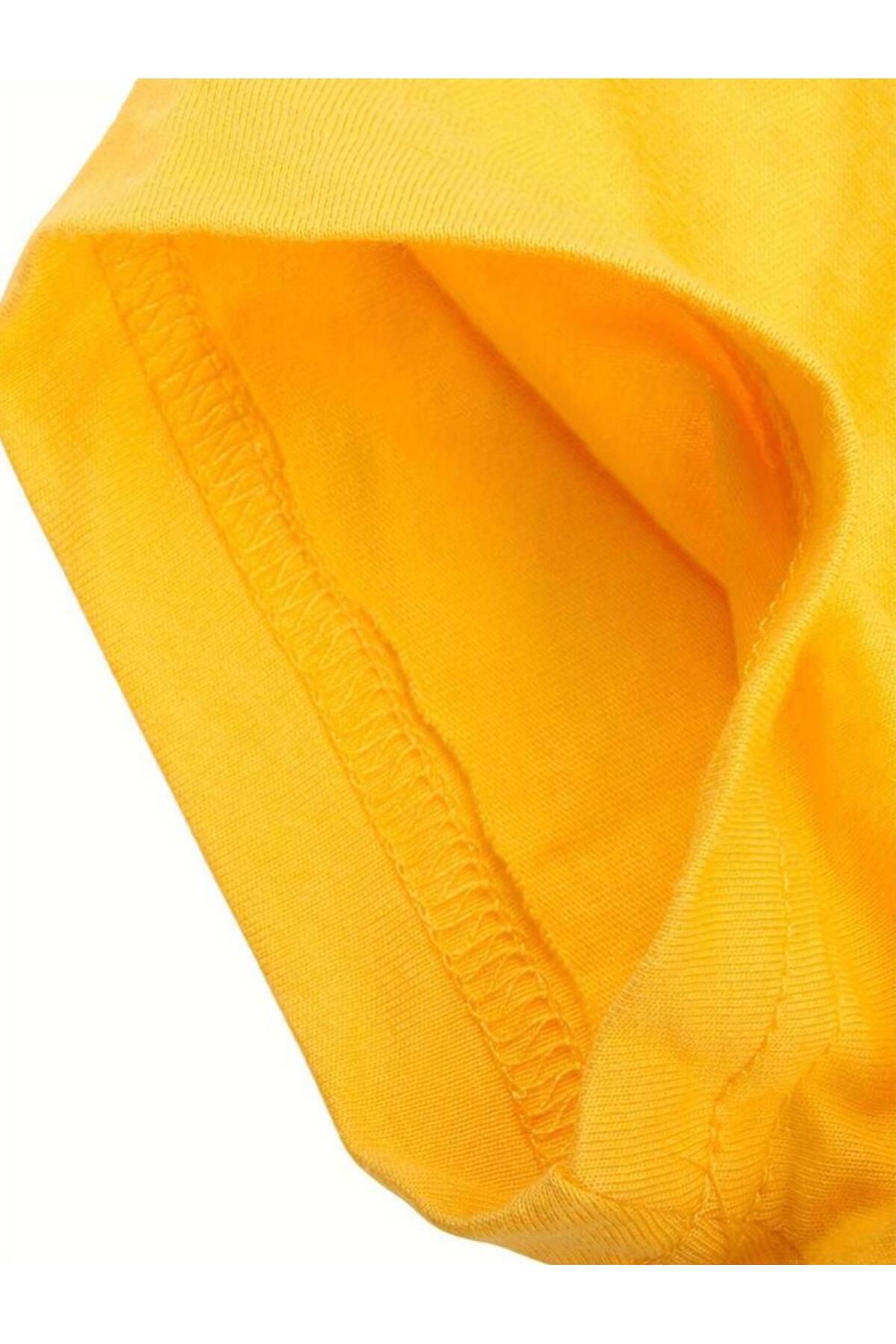 Afternoon Kids-Yellow ''Ribbon Kuromi'' Printed T-Shirt for Boys/Girls 4