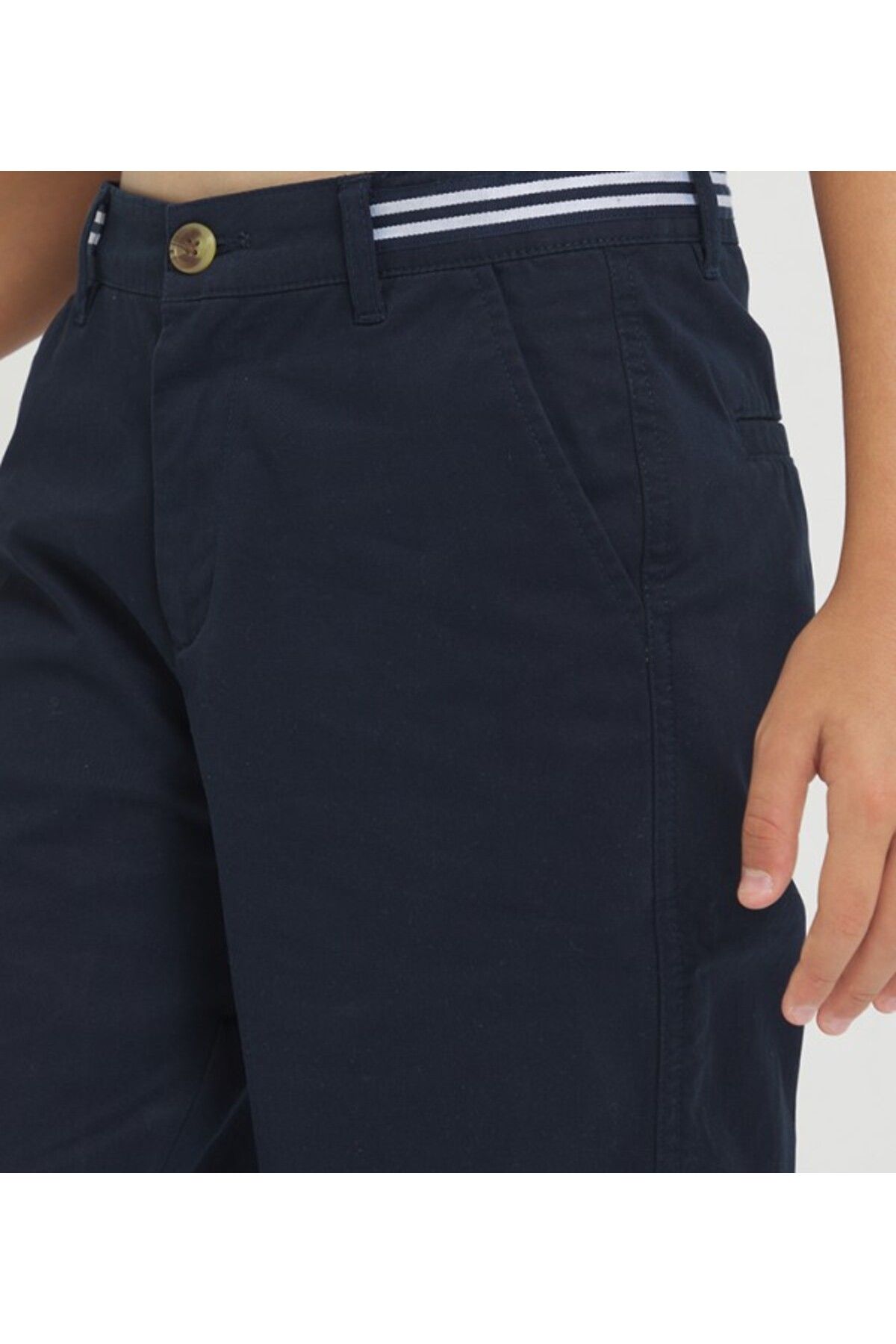 Aeropostale-الاطفال السراويل الزرقاء بأزرار 3