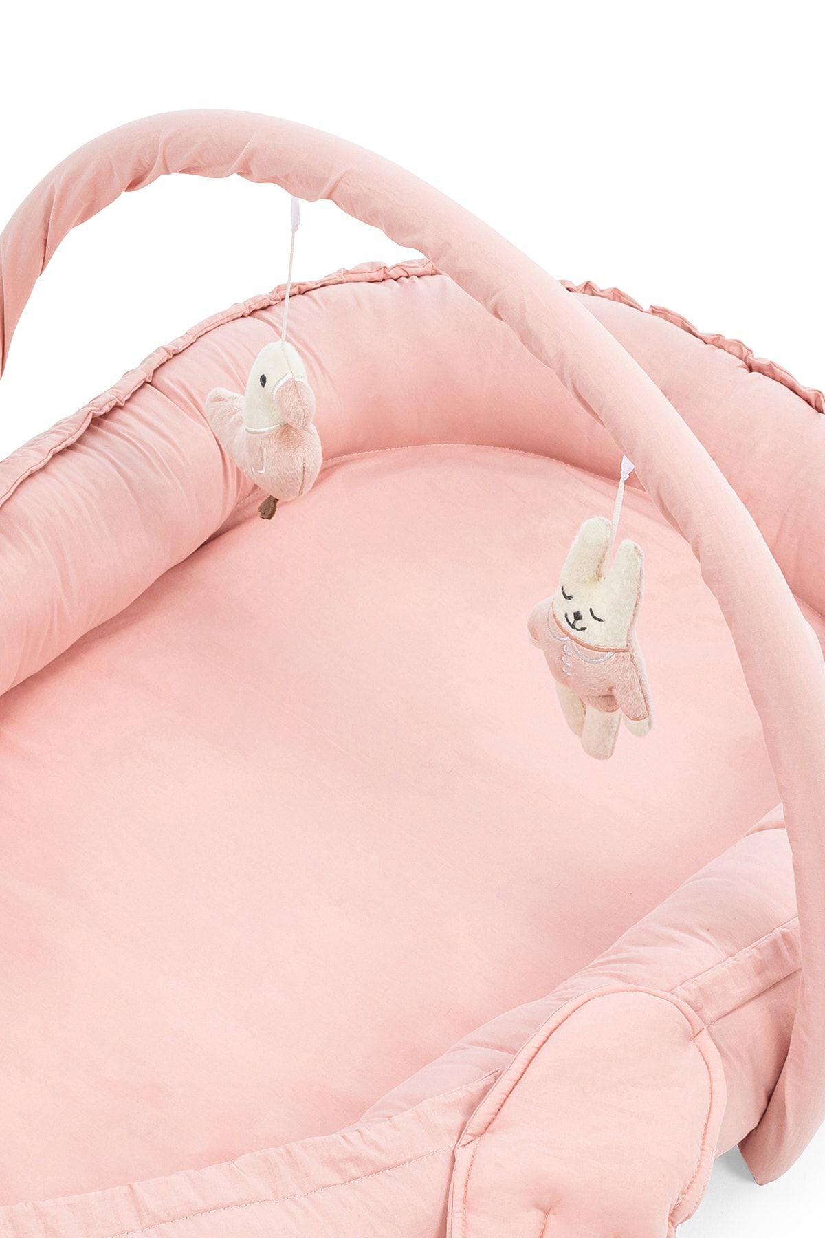 Wellgro Melek Kanatlı Babynest, Bebek Yatağı-pembe, ilk Yatağım, Oyuncak Barlı Bebek Yuvası fotoğrafı 3 (önizleme)