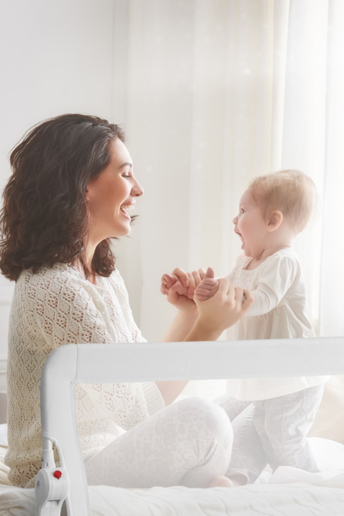 Wellgro Katlanır Yatak Bariyeri 50x120 Cm, Baza Korumalığı Ve Yatak Korkuluğu