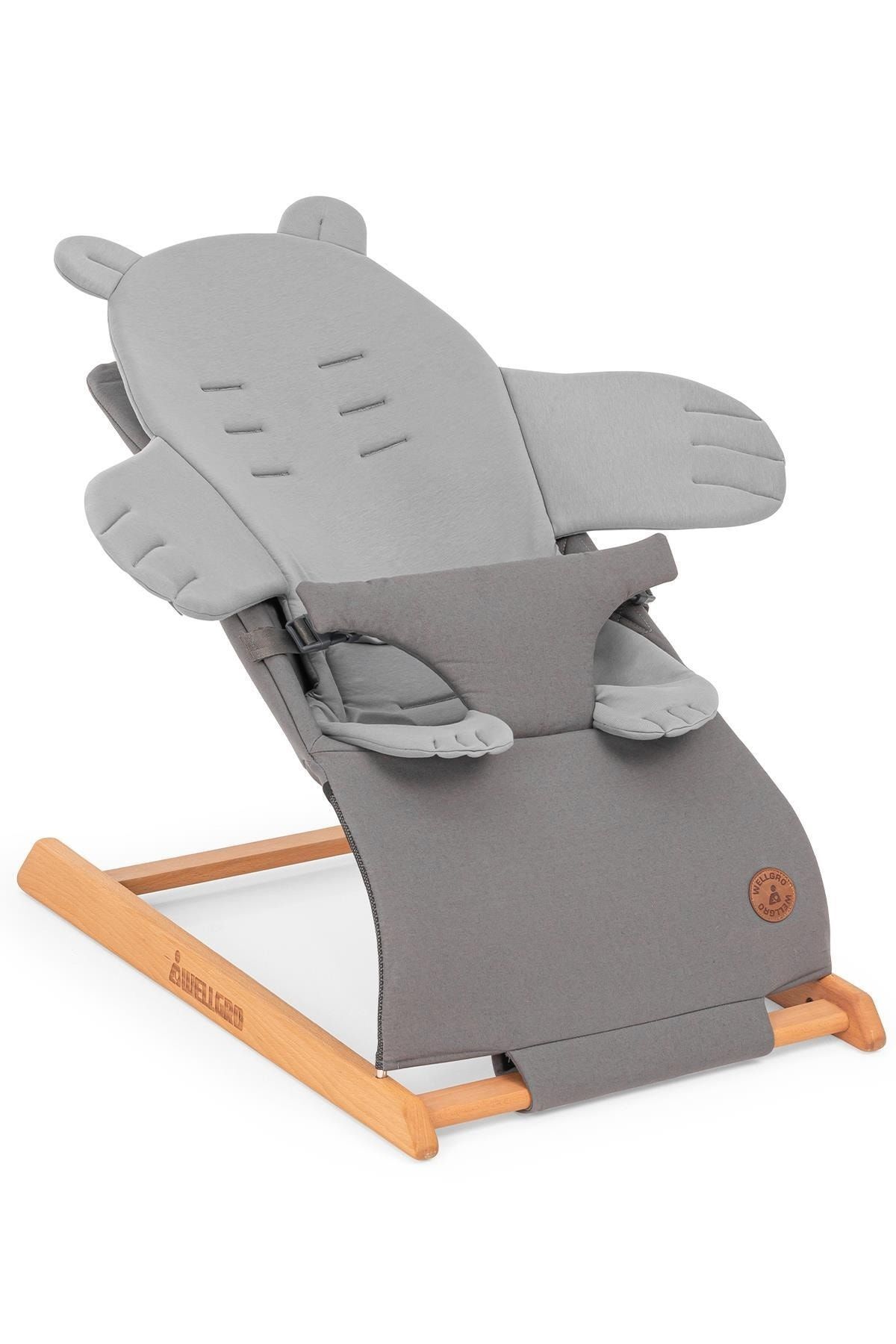 Wellgro Teddy Bear Çok Fonksiyonlu Penye Ped, Bebek Arabası Minderi fotoğrafı 3 (önizleme)