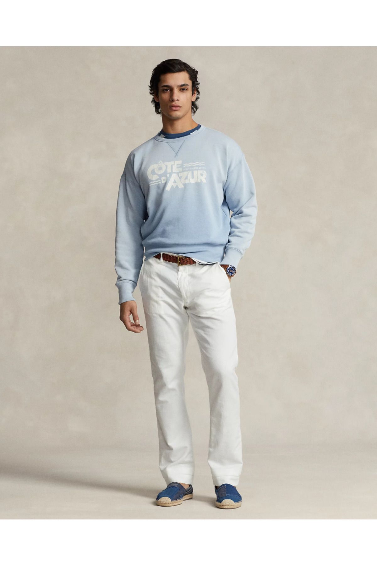 Ralph Lauren Vintage Fit Fleece Graphic Sweatshirt Fiyat Yorumlar Trendyol