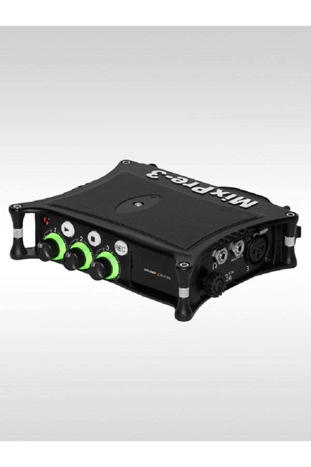 sound devices Mixpre-3 II Taşınabilir 32-Bit Çok Kanallı Ses Kaydedici/mikser ve USB Ses Arabirimi