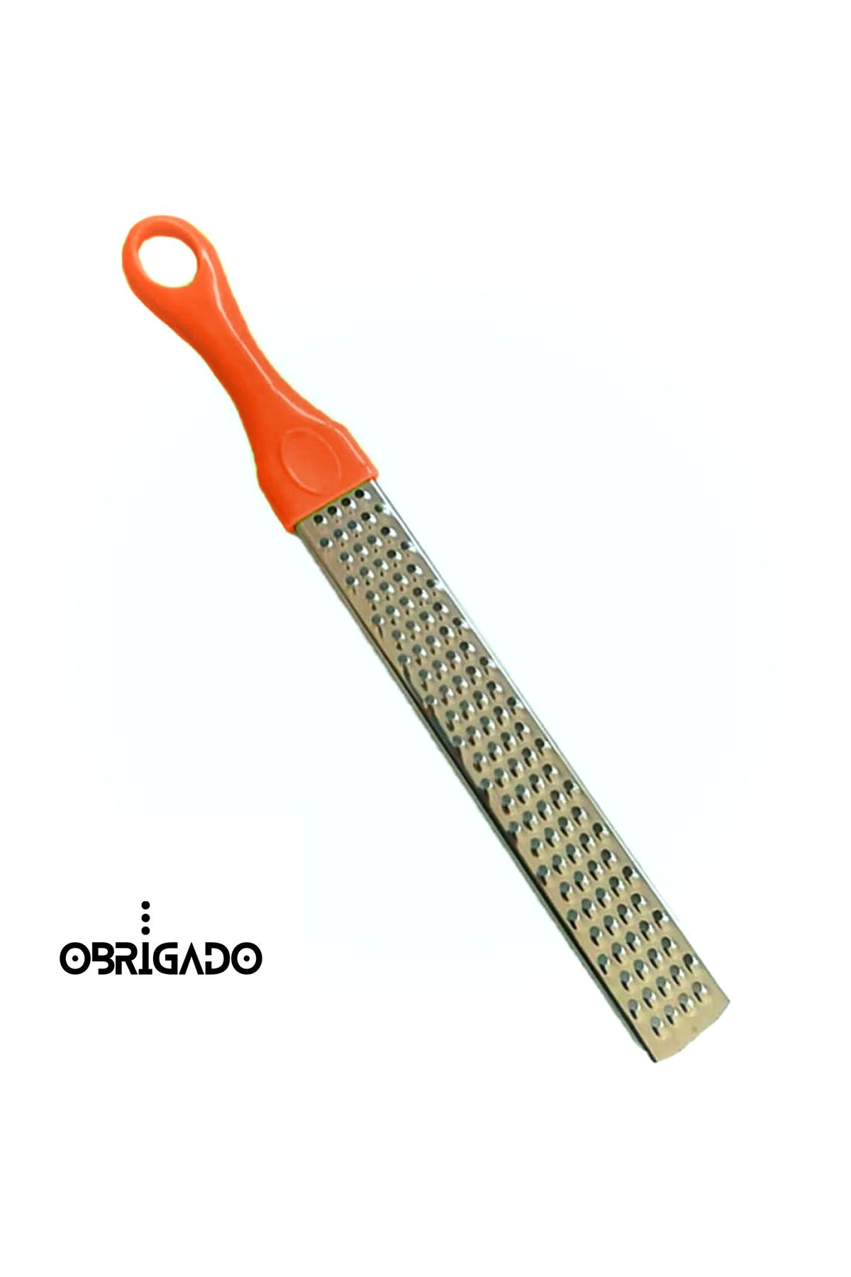 obrigado-Stainless Steel Cheese - Multifunctional Lemon and Chocolate Grater with Non-Slip Handle and Fine Thread 4