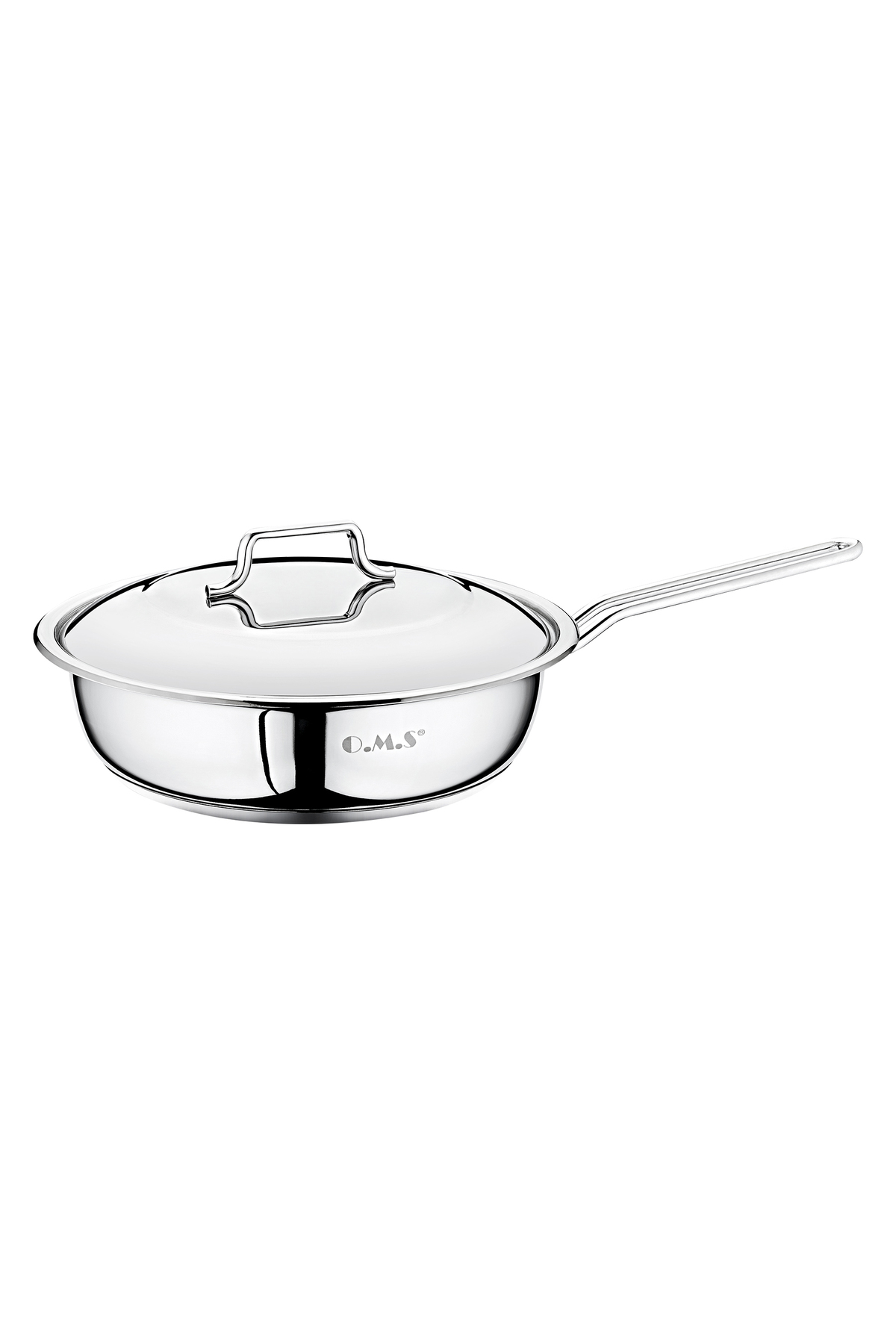 2004 - 2 Pieces, Stainless Steel, Induction Compatible, with Lid, 18x5 Cm - 1.4 Liter Pan, Silver Color