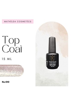 MATHİLDA PAR ERU Kalıcı Oje - Glitter (Pearl) Top Coat 15 Ml