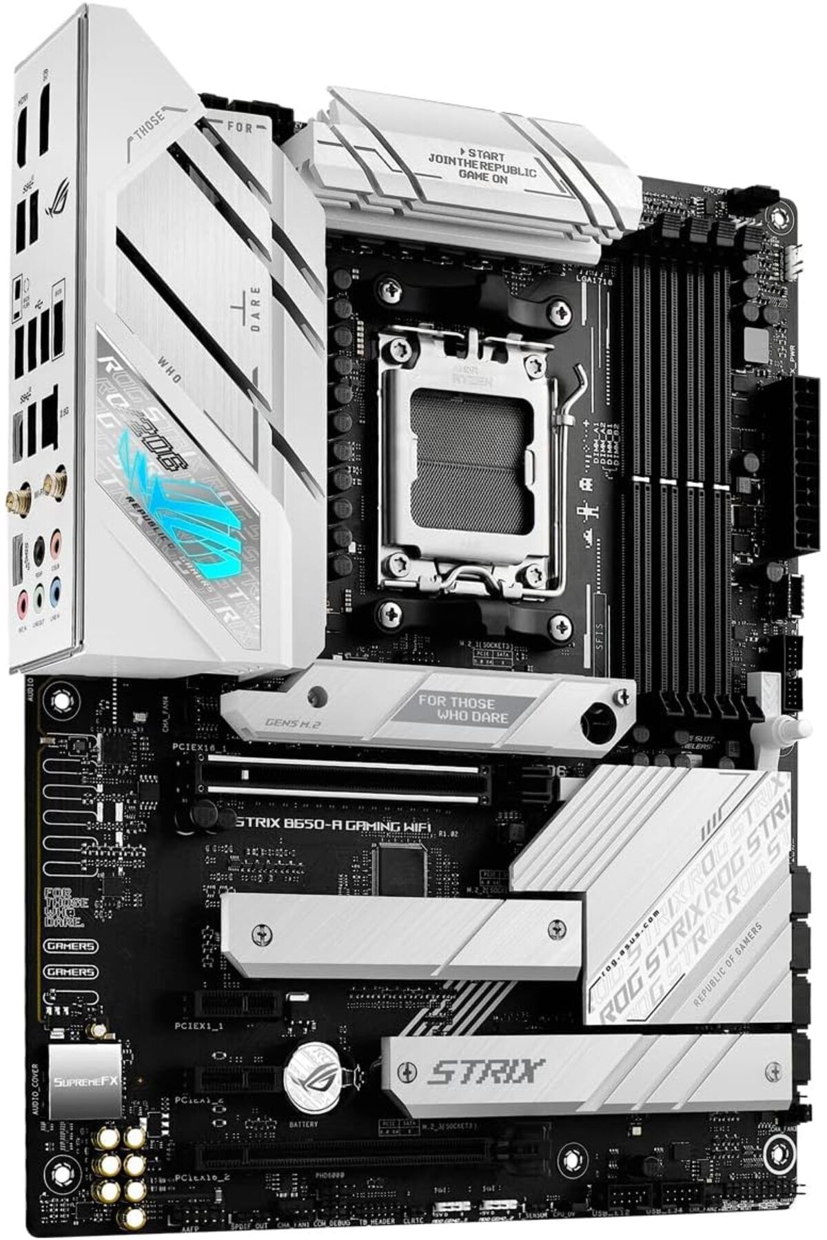 ASUS-ROG STRIX B650-A - Gaming Wifi 6E, AM5 7000 Series DDR5 RAM, 2.5 Gigabit LAN, ATX 2