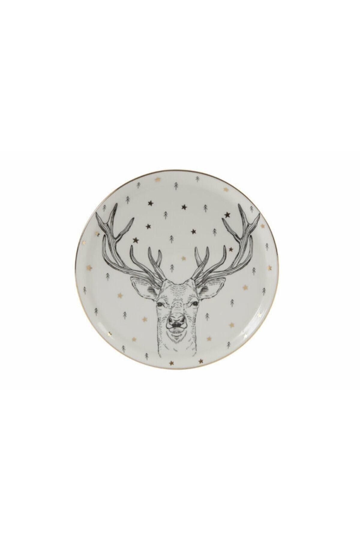 Porland Lfh Forest Deer Düz Tabak 20 Cm 04lfh000453