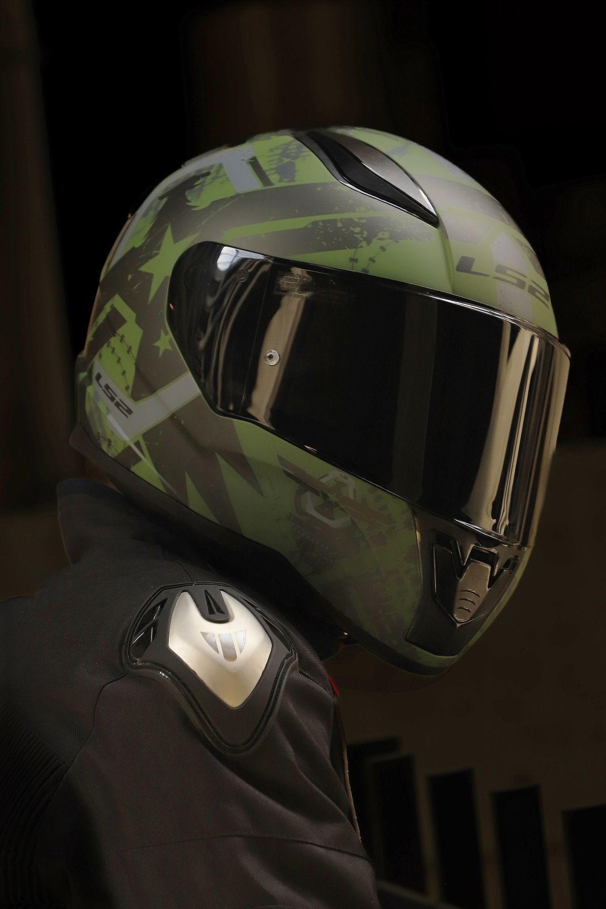 RAPID 2 THUNDER BIRDS MAT YEŞİL-SİYAH-GRİ KASK - 5