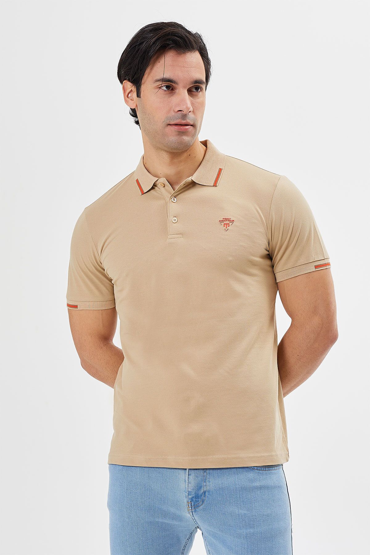 Tony Montana-Men's Polo Neck T-Shirt - Regular Fit, Print Detail on the Back 4