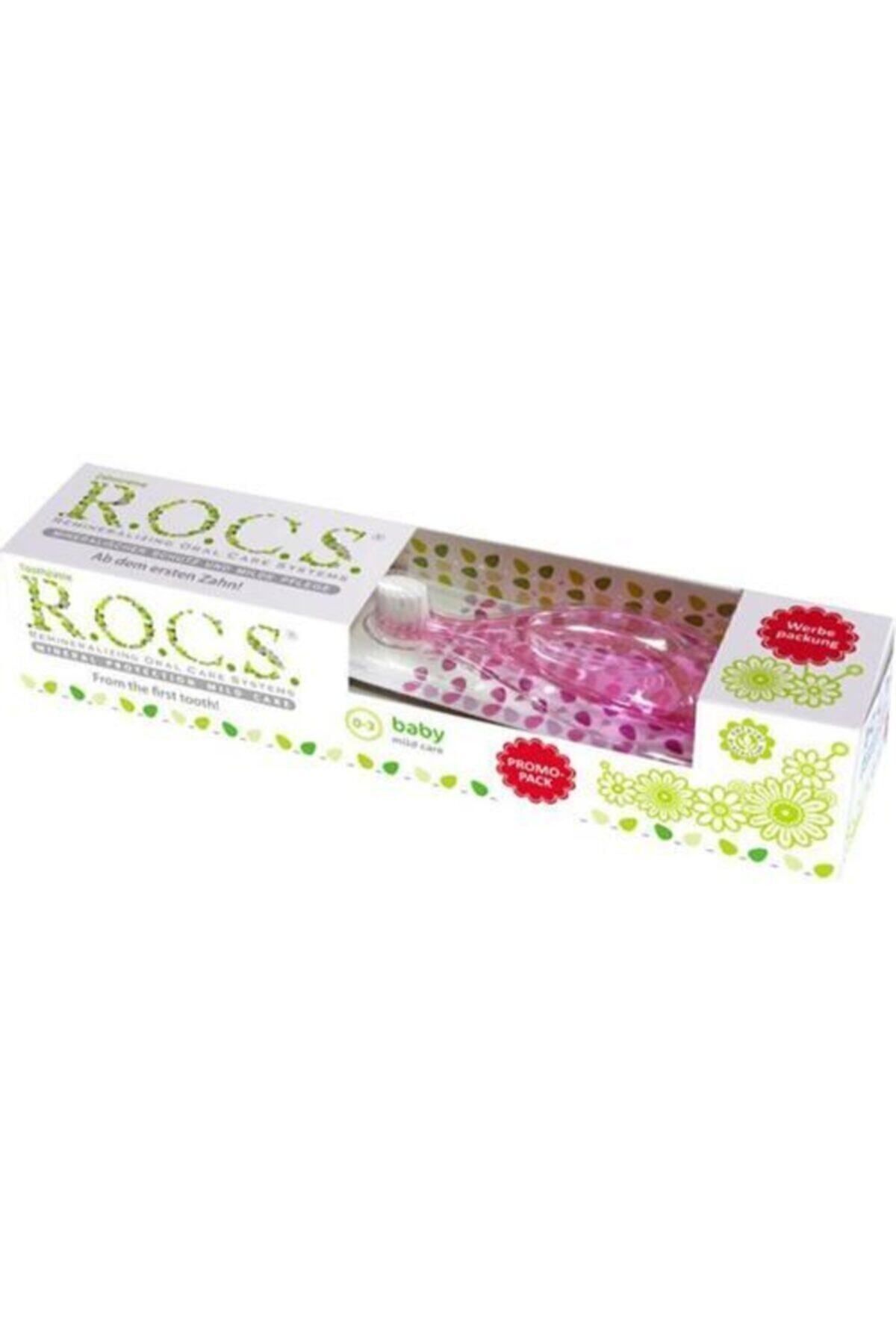 R.O.C.S.-Baby 0-3 Year Old Toothbrush and Paste Set 4