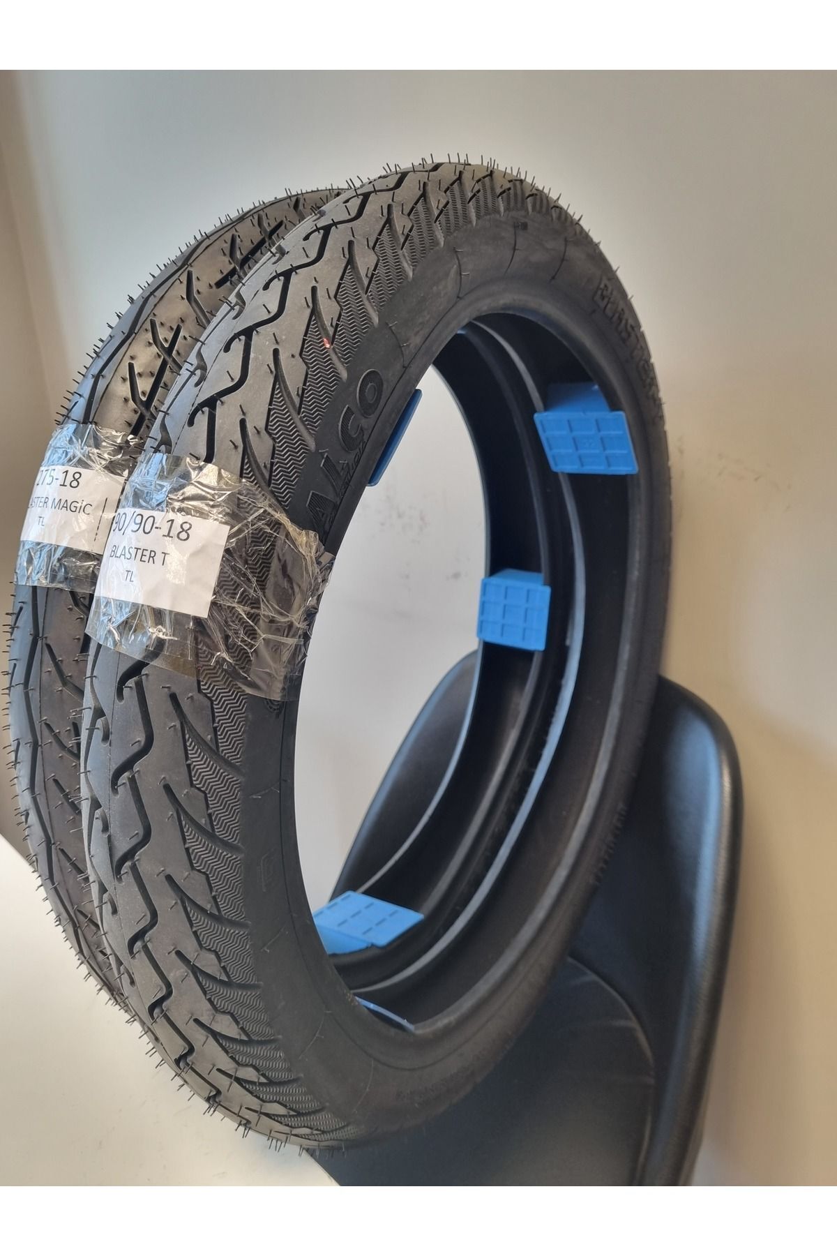 RALCO TYRES HONDA CBF 150 / CB 125E ÖN/ARKA SET 275-18 VE 90/90-18 DUBLEKS LASTİK BLASTERTSET