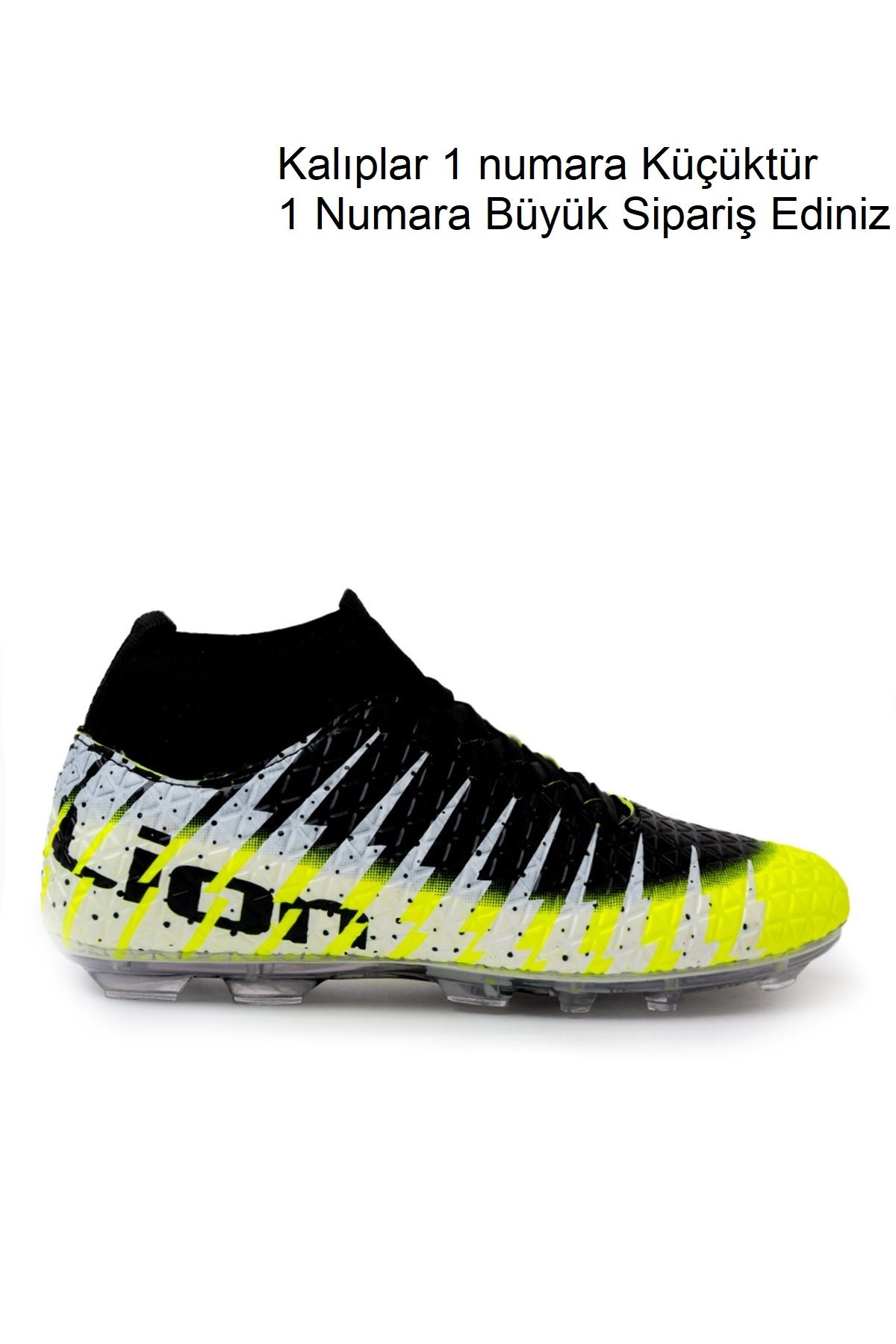 Freemax Galben Negru Unisex Sosete Clete Pantofi Fotbal Unisex - 41