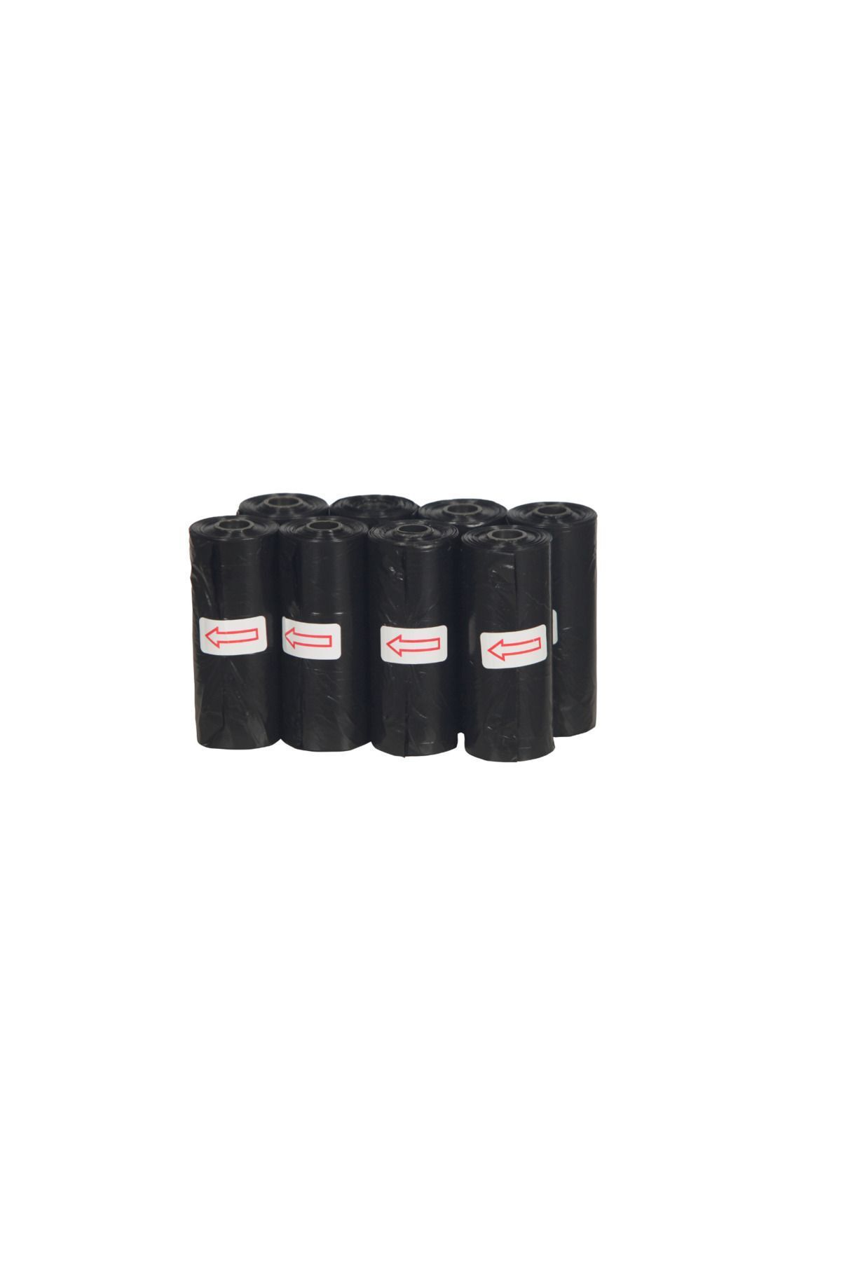 BAMM BAMM-Cat Dog Poop Garbage Bag Excrement Bag Black 8 Rolls (120 pieces) 2