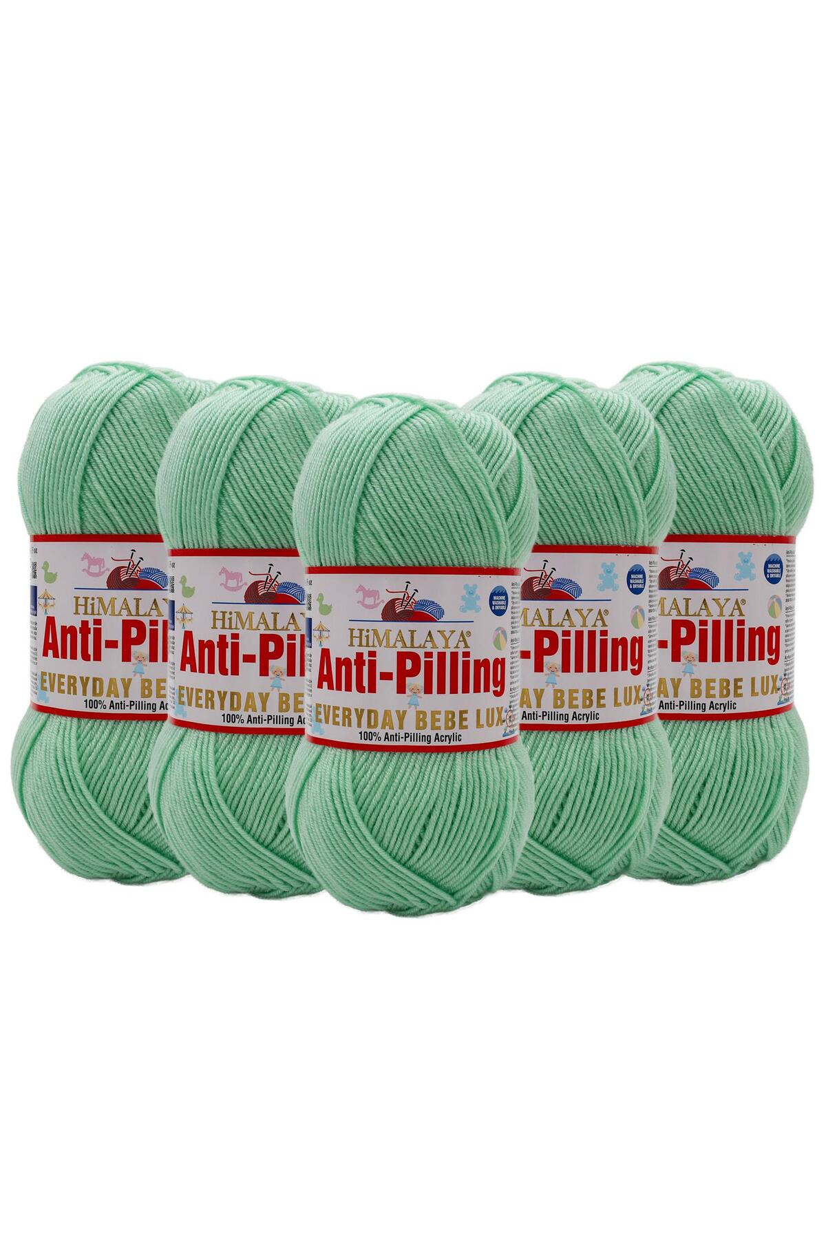 5 Pcs Himalayan Everyday Bebe Lux Anti Pilling Hand Knitting Yarn - 70421 Mint