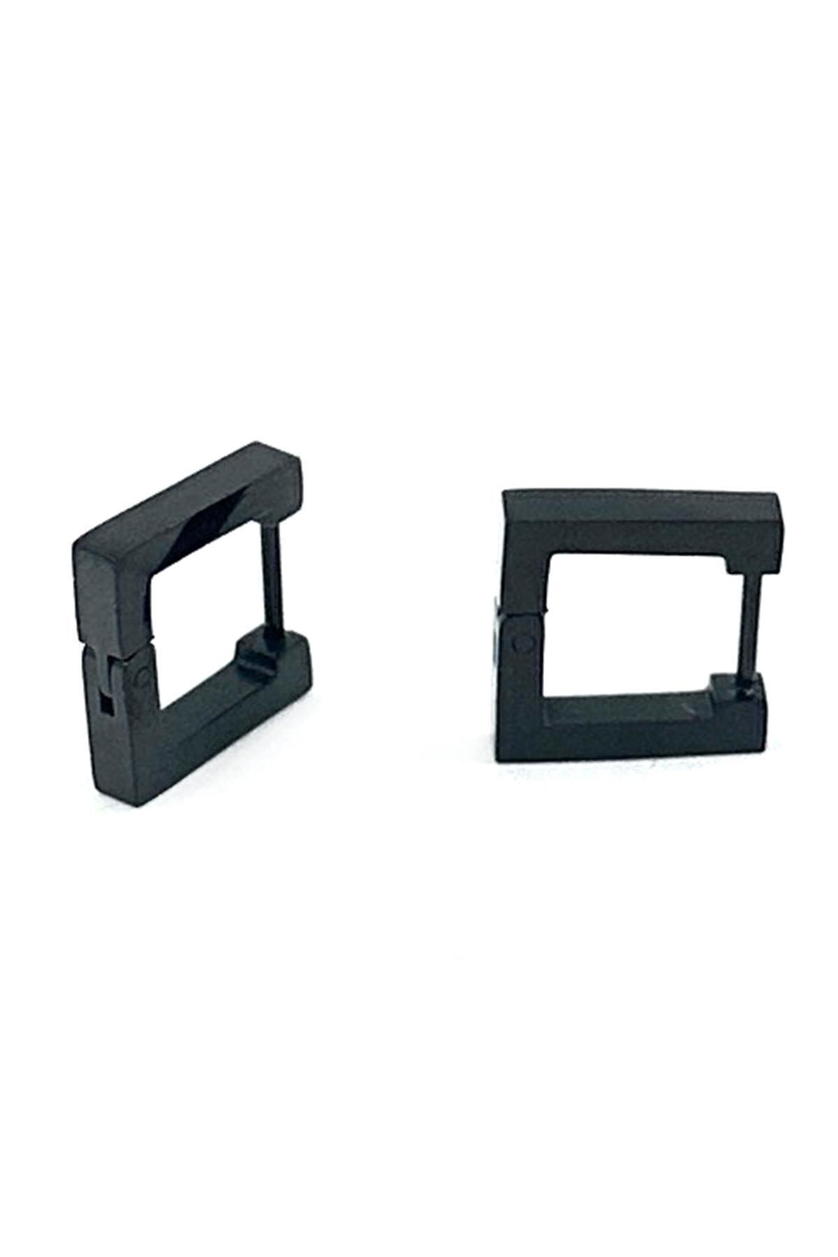  گوشواره مربع مشکی یونیسکس EAR13