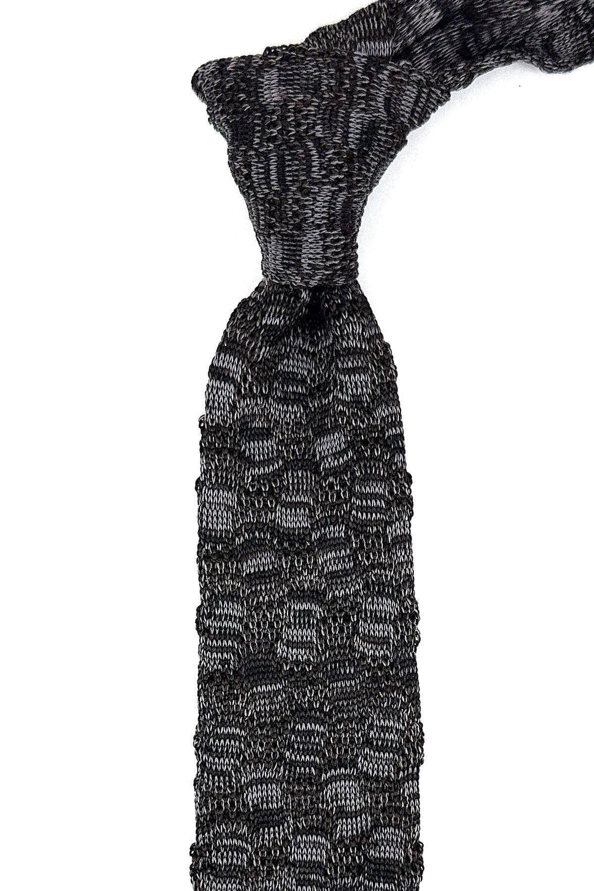  کراوات بافتنی طرح دودی-خاکستری ÖR8362