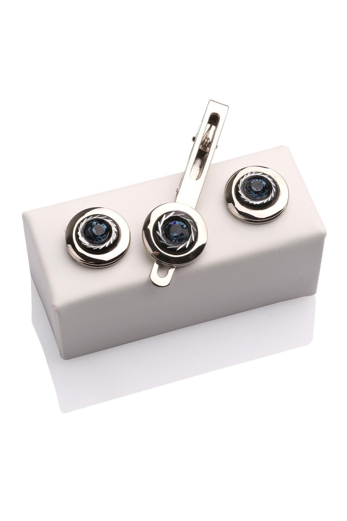  ست دکمه سرآستین و سنجاق کراوات KD342