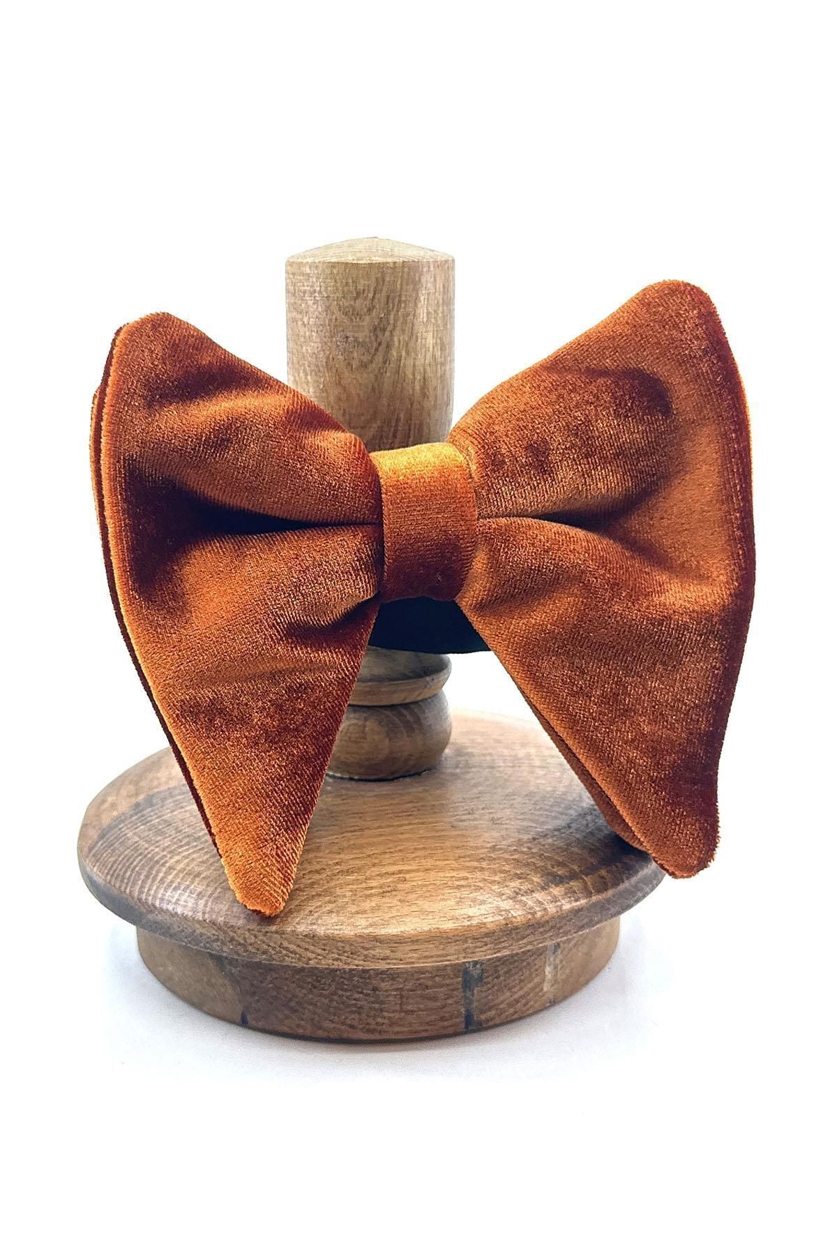  پاپیون مخمل ساده طرح کاشی P1716