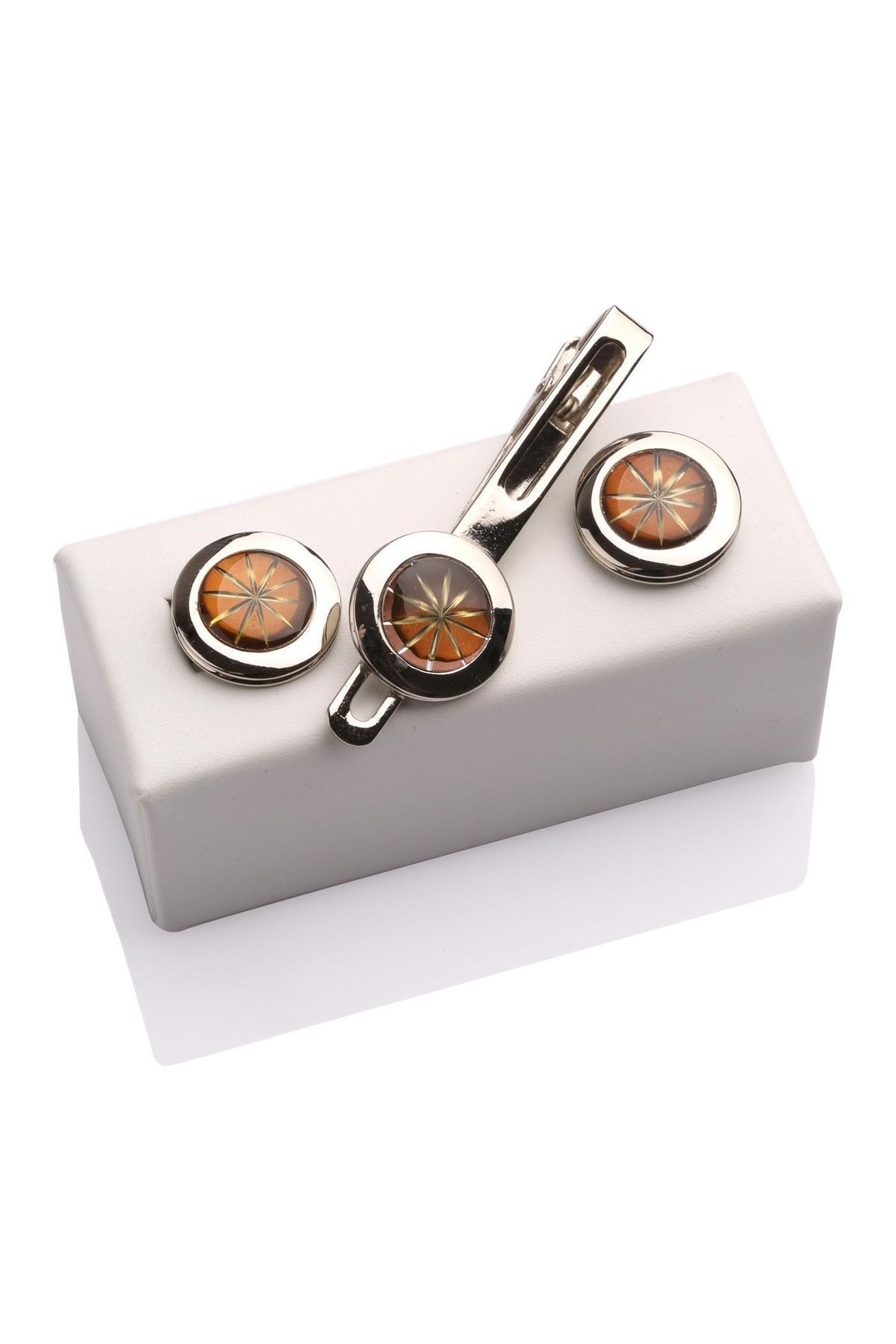  ست دکمه سرآستین و سنجاق کراوات KD345