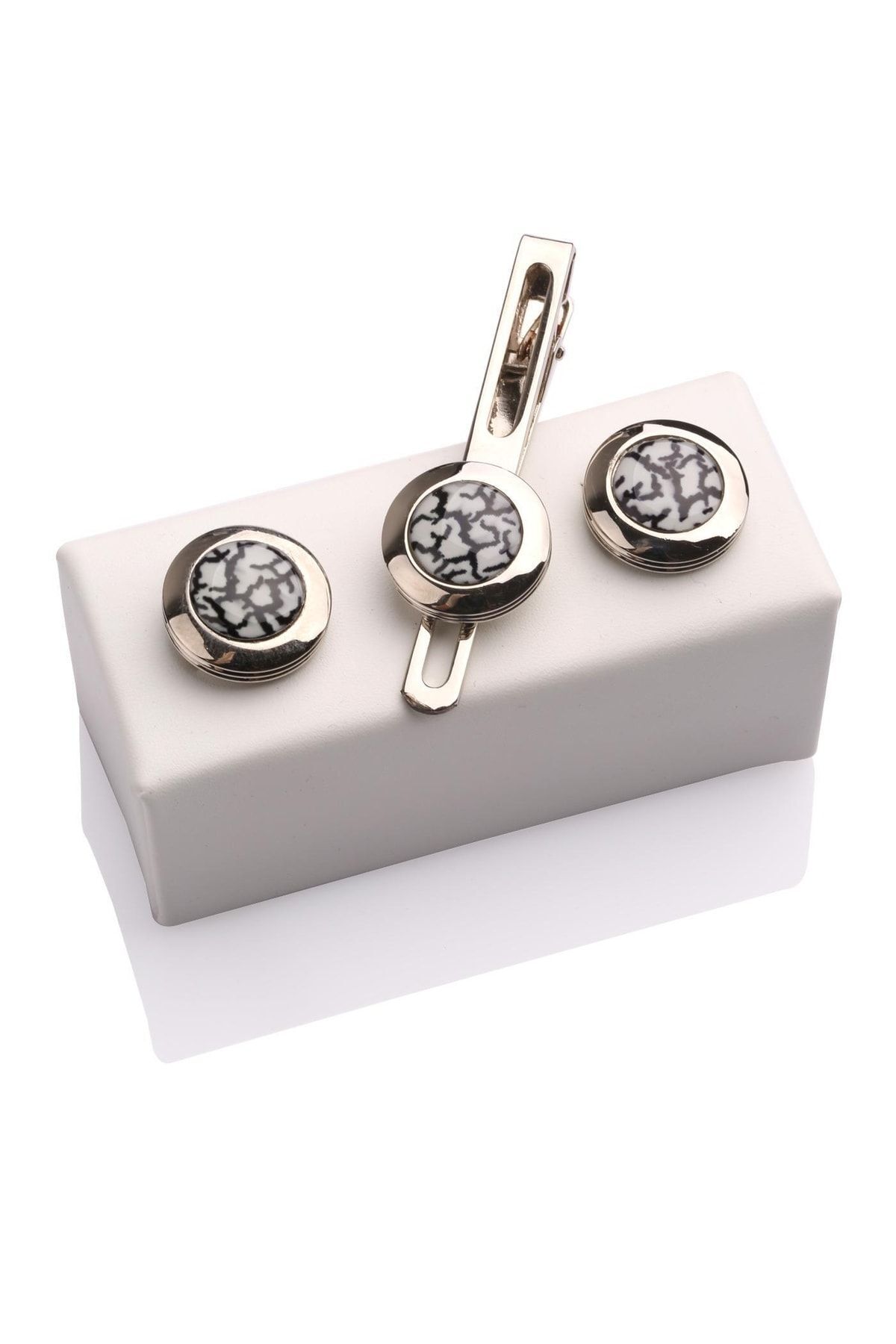  ست دکمه سرآستین و سنجاق کراوات KD347