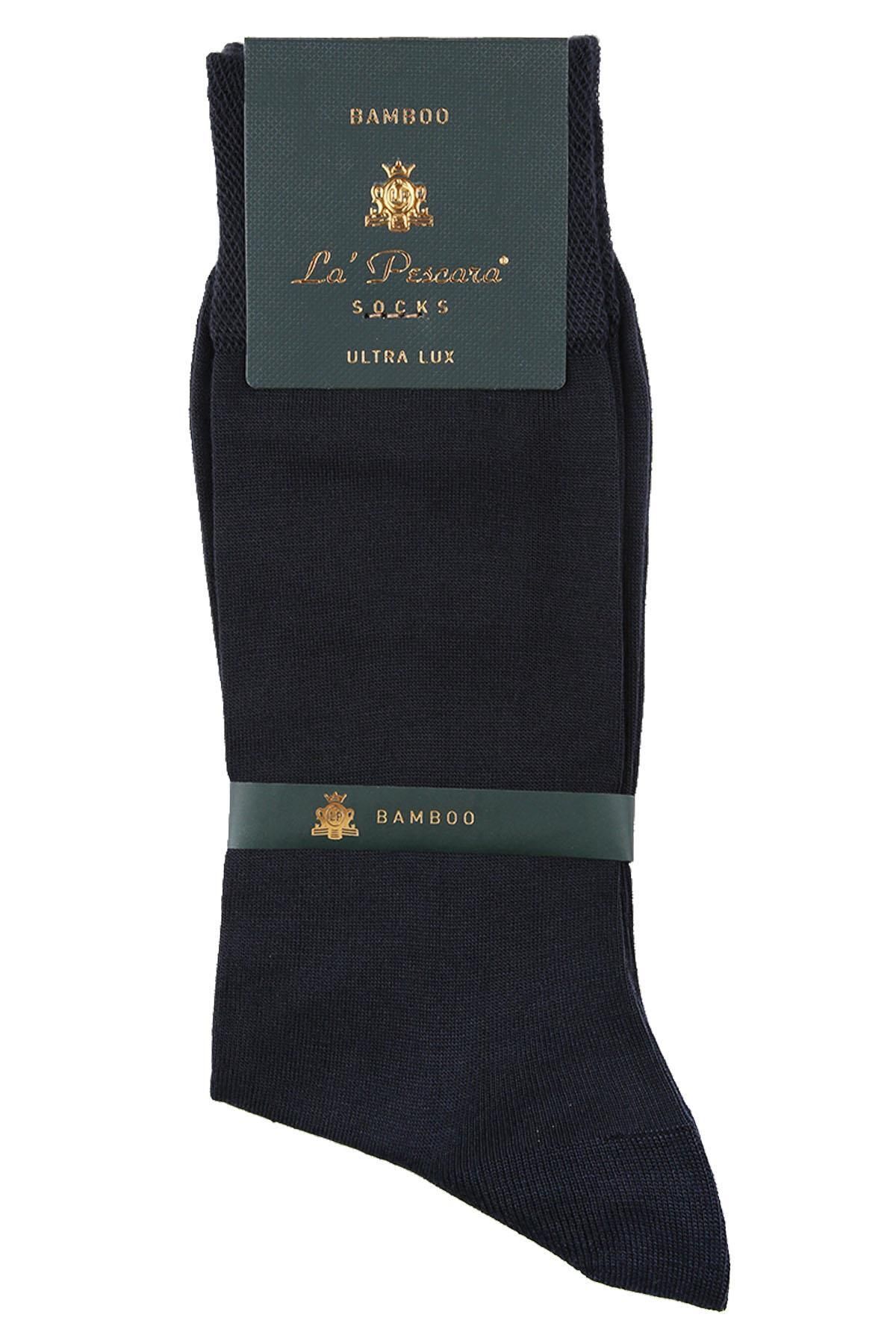  جوراب مردانه کلاسیک لاپسکارا مدل بامبو دودی فوق لوکس CRP166