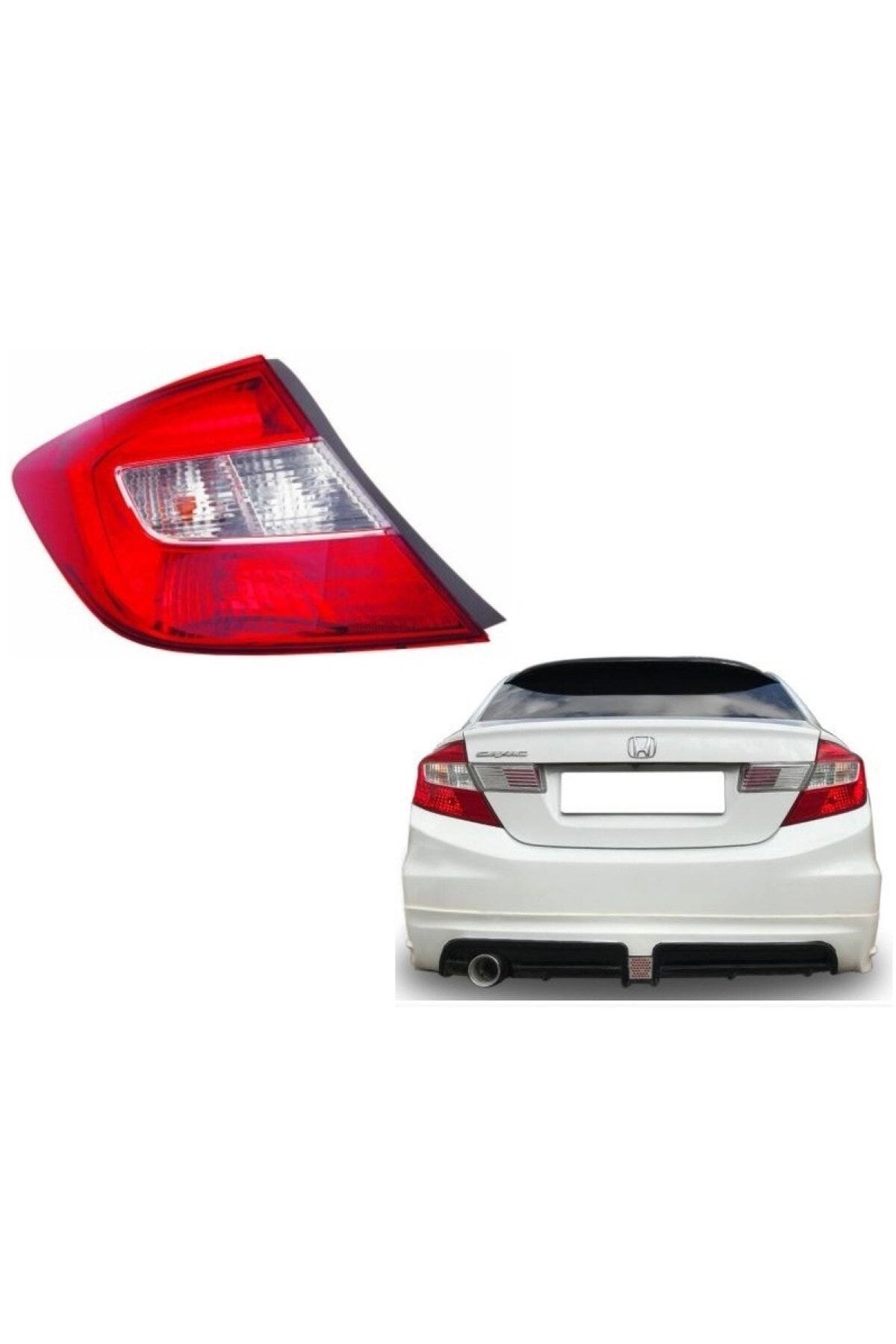 Genel Markalar Honda Civic 2012-2015 Fb7 Uyumlu Stop Lambası Arka Dış Stop Sağ