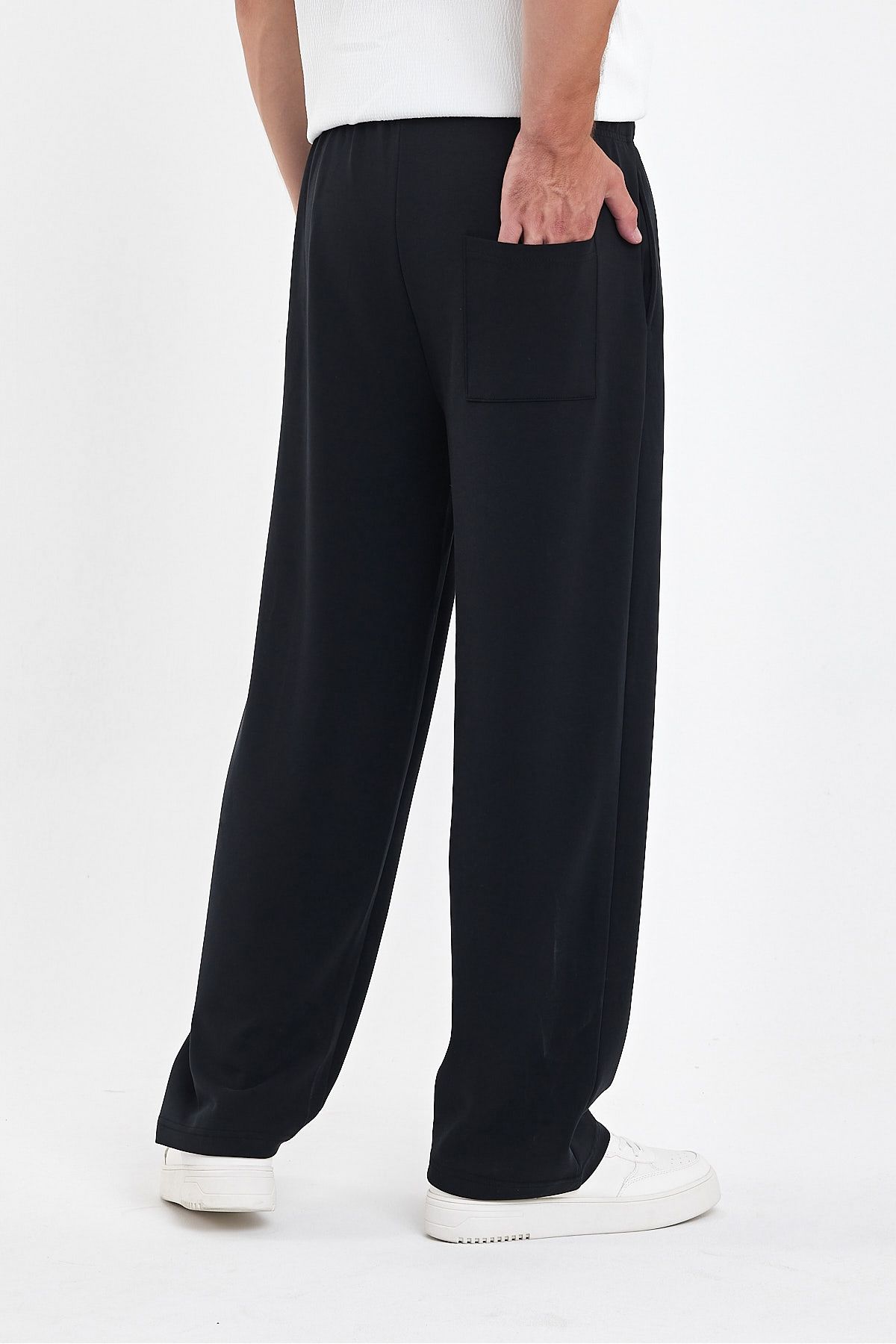 Plus Ninety-Plusninety Men's Baggy Sweatpants - Comfortable Fabric and Lycra Bottom Pants 3