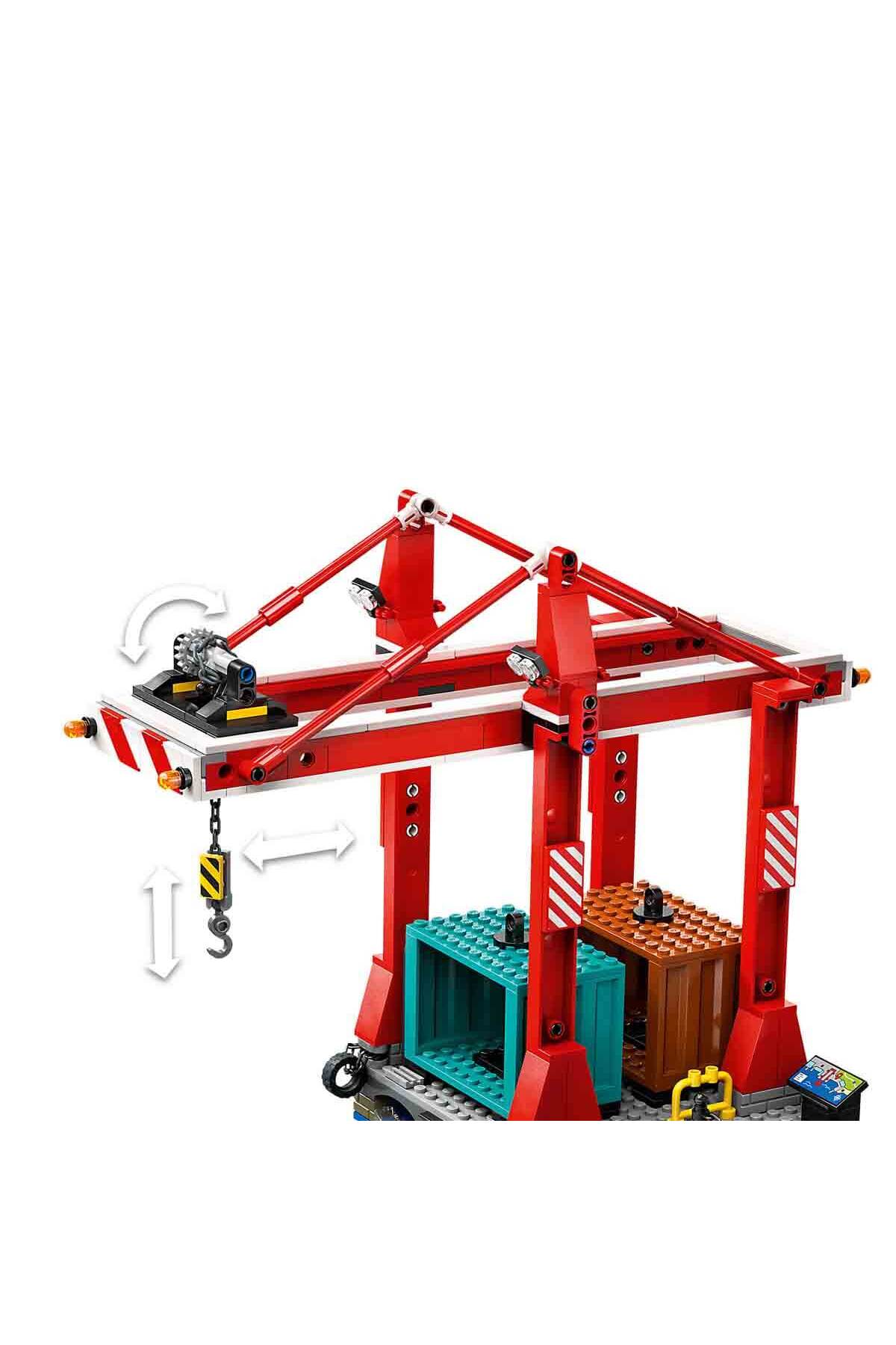 کشتی باری شهری بندر ۶۰۴۲۲ – مجموعه ساختنی خلاقانه اسباب‌بازی برای کودکان ۸ سال به بالا