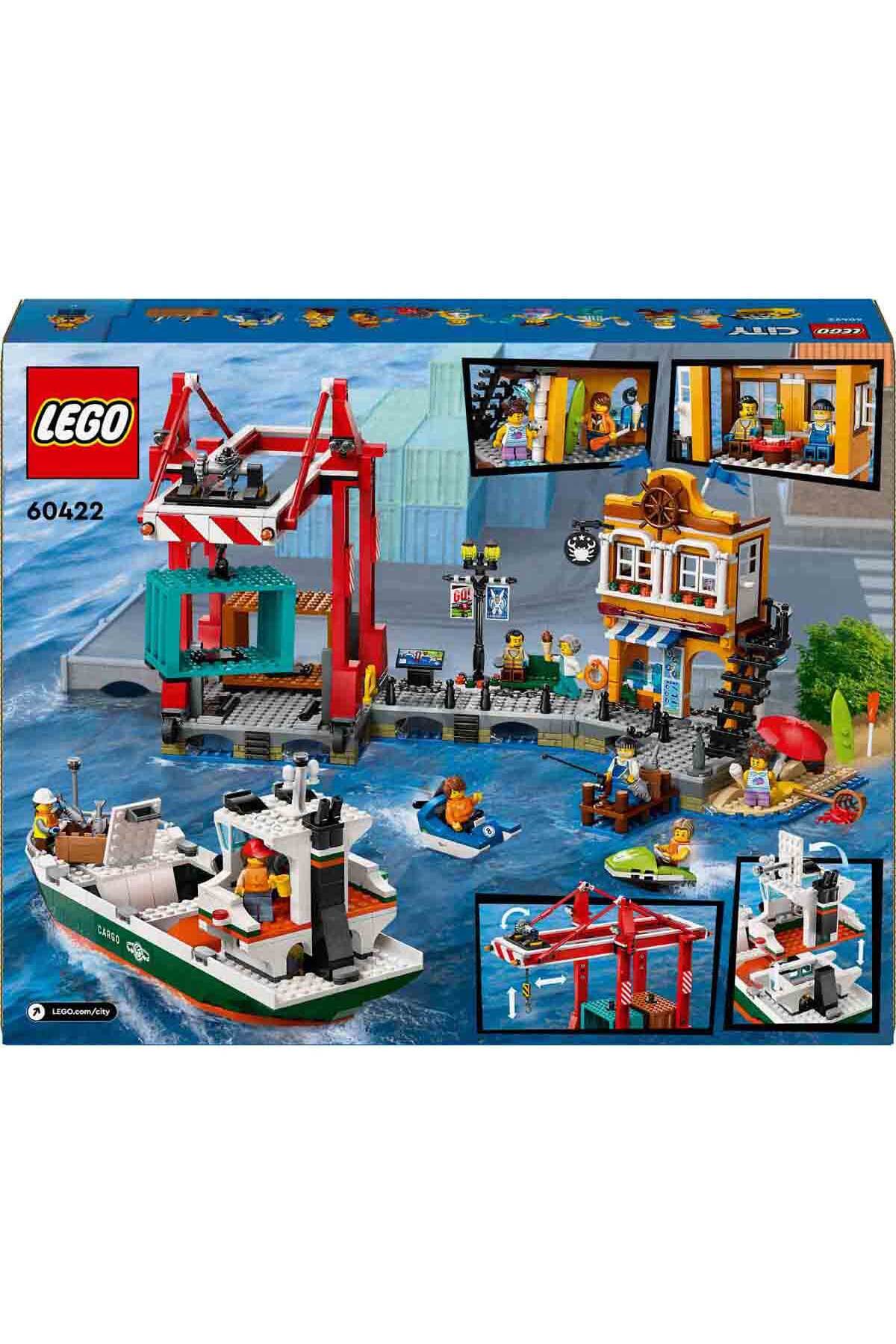 کشتی باری شهری بندر ۶۰۴۲۲ – مجموعه ساختنی خلاقانه اسباب‌بازی برای کودکان ۸ سال به بالا