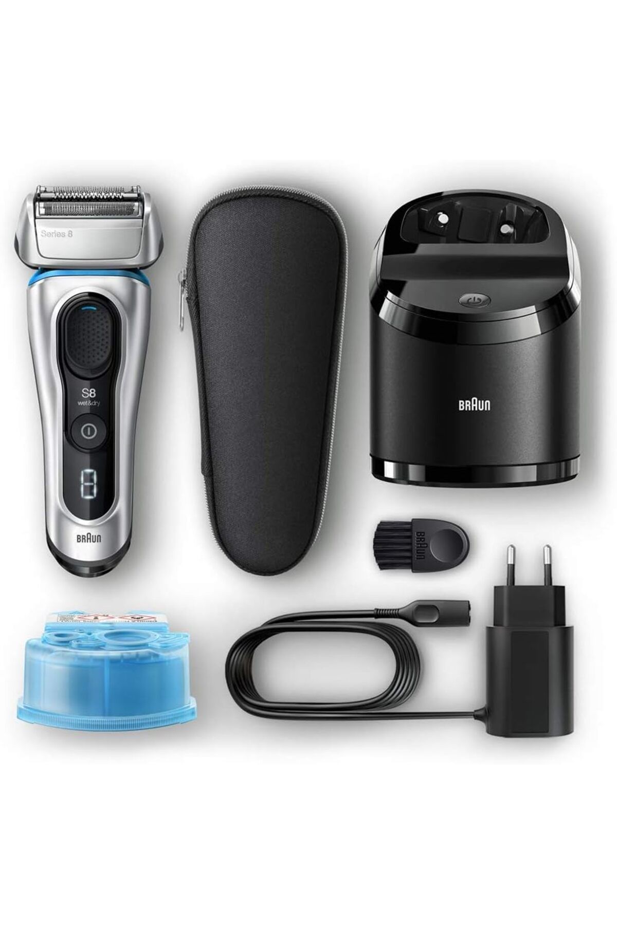 Braun-Series 8, Smart Sonic Technology, 8D Flex head, Precise shaving, Clean & Charge system- 8467cc 5