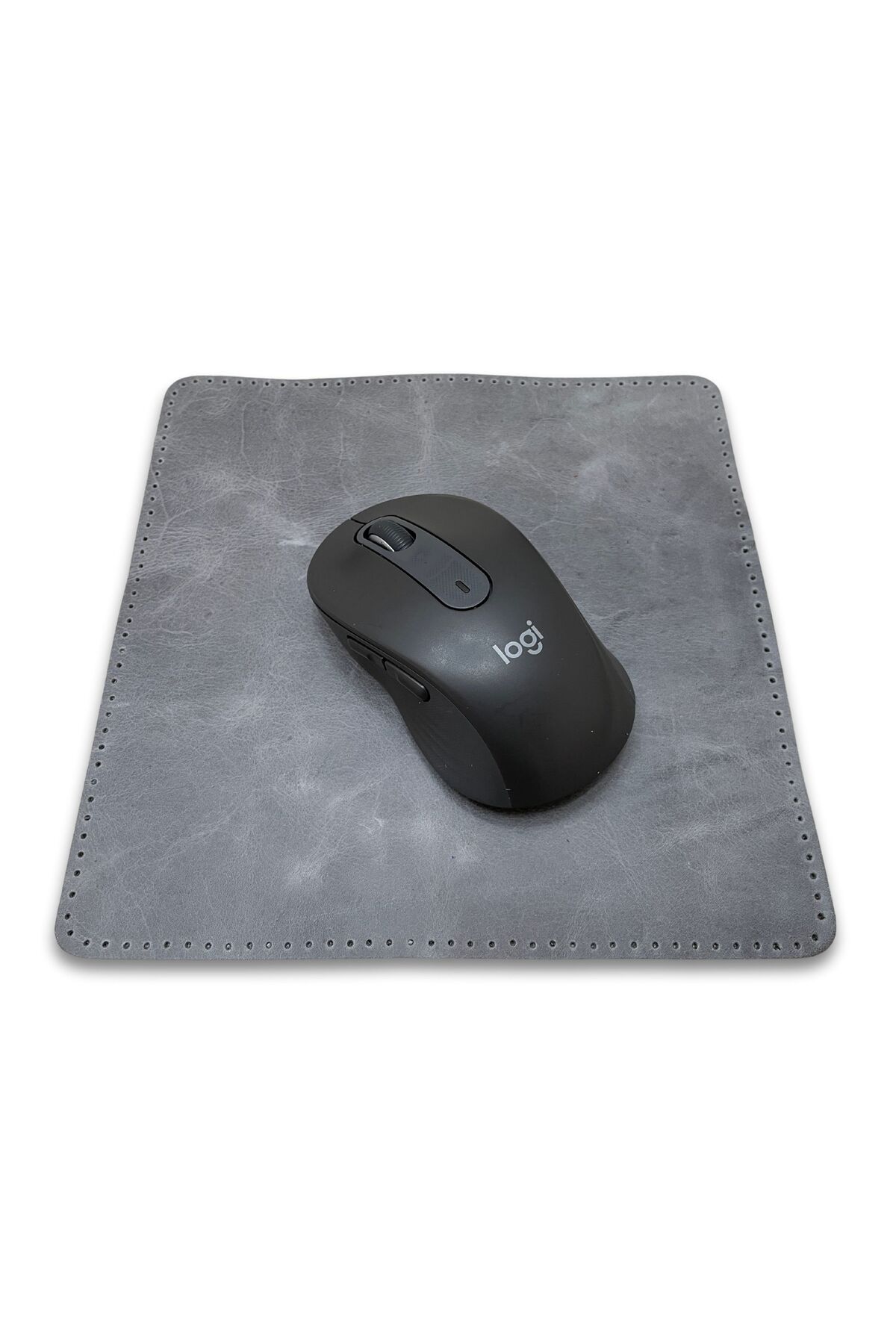 Hakiki Deri Mausepad, 20*20cm Crazy Gerçek Deri Mouse Pad, 1 Adet Oyuncu Gamepad 4