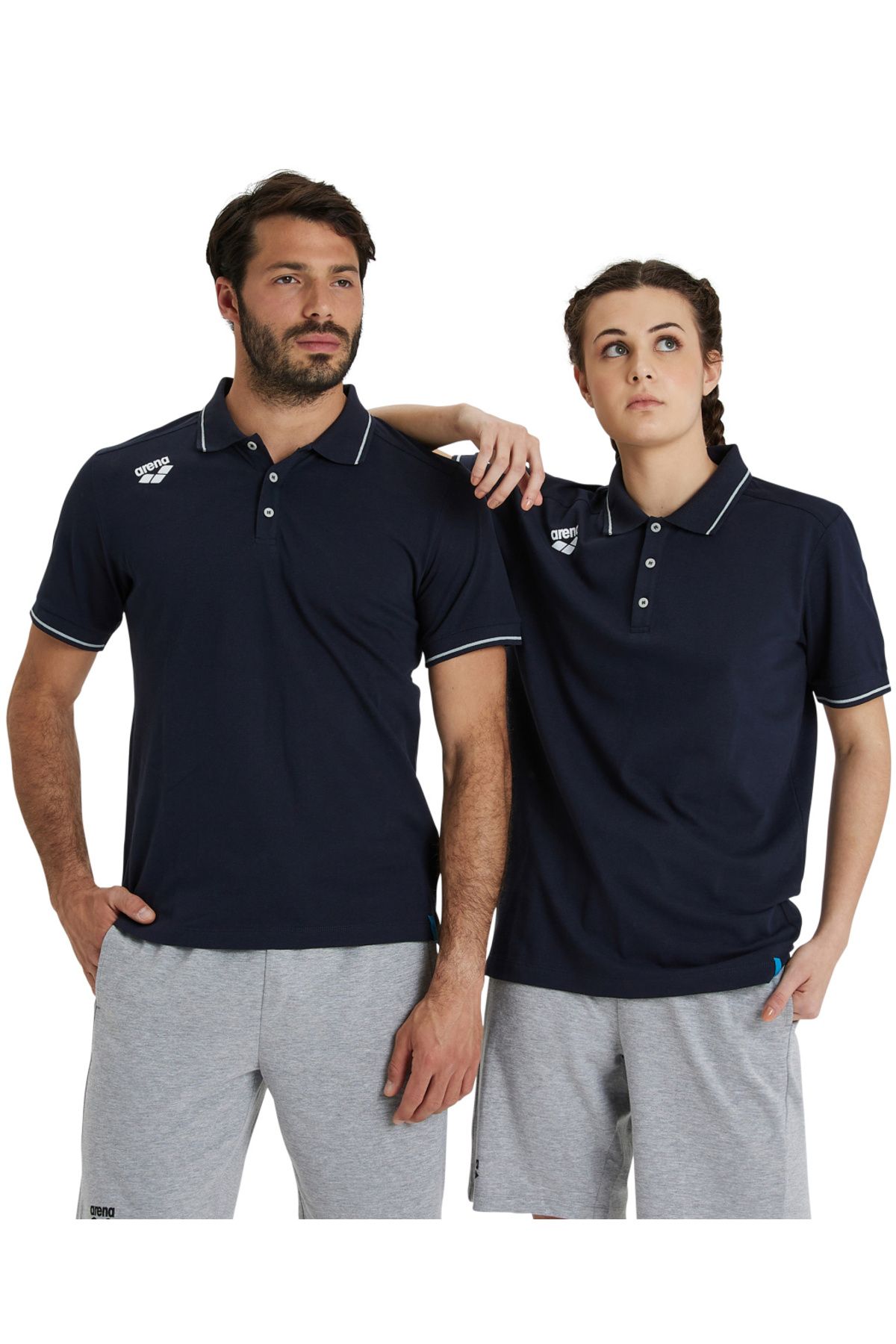 Arena Unisex Team Polo Shirt Solid Cotton Polo Neck T Shirt Trendyol