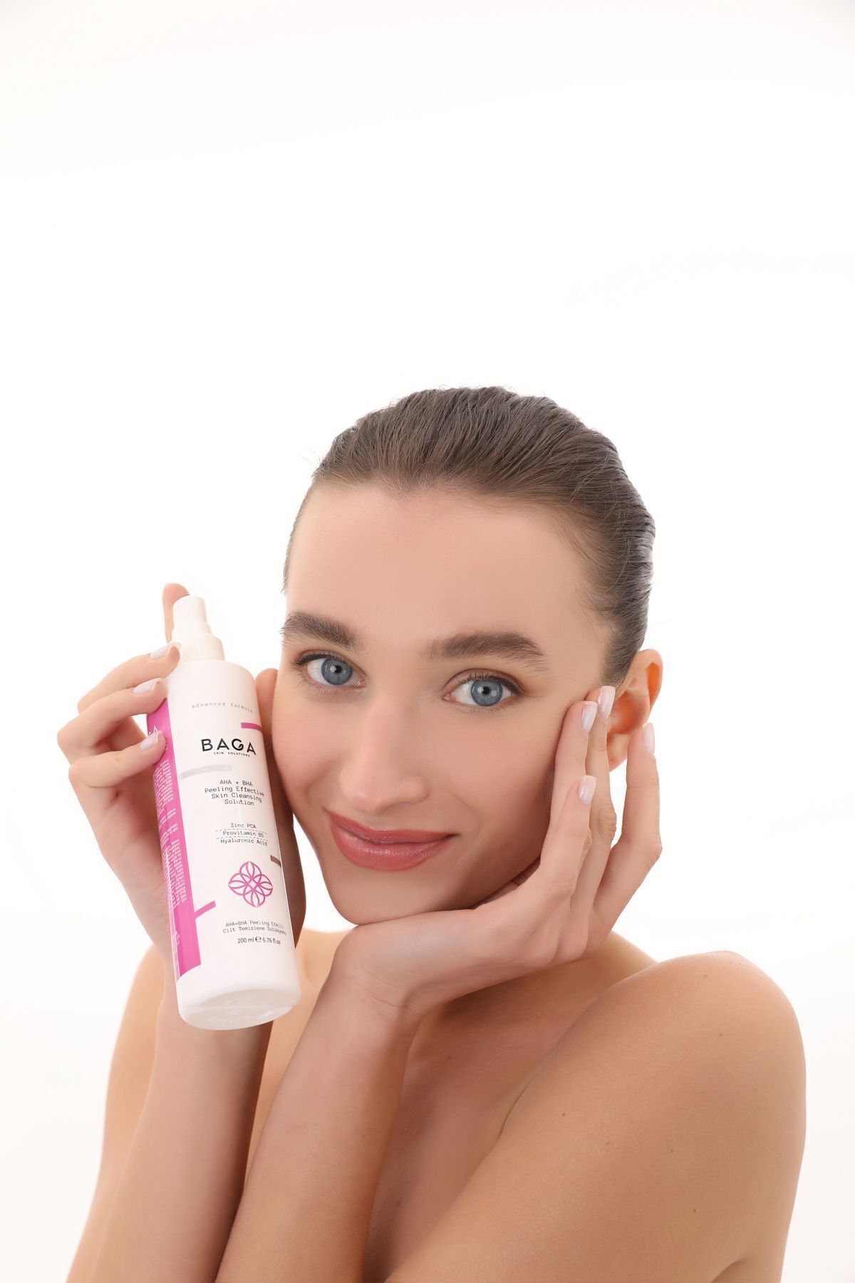 Aha+Bha Peeling Etkili Canlandırıcı ve Gözenek Sıkılaştırıcı Cilt Temizleme Solüsyonu 200 Ml — Baga120 — تصویر 6 از 8