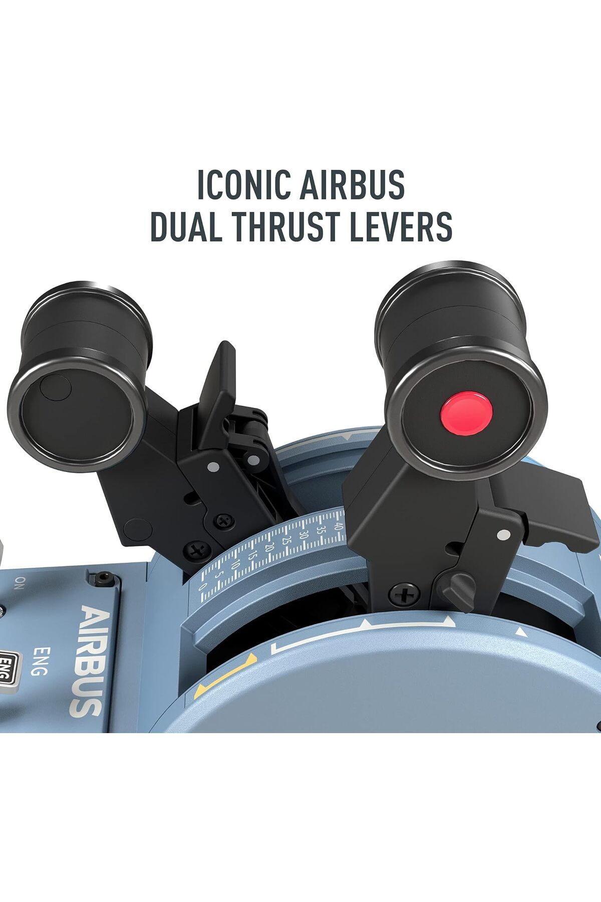 Thrustmaster-TCA Quadrant Airbus: Airbus throttle replica, magnetic tech, airliner functions for pc 7
