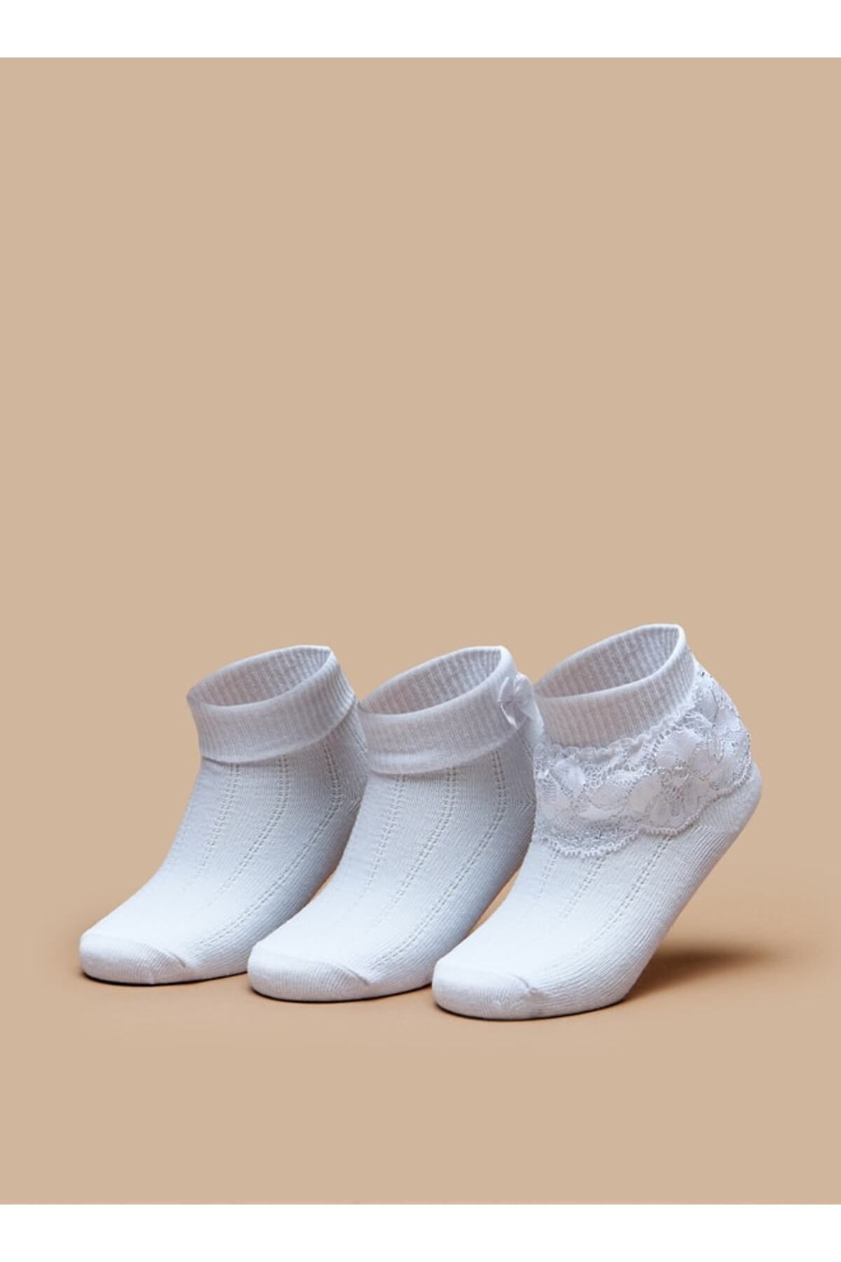 Barefeet-Assorted Ankle Length Socks - Set of 3 1