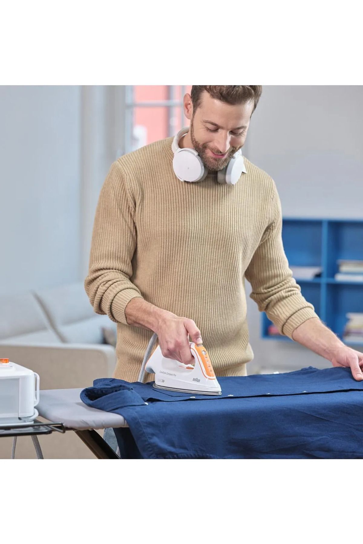Braun-CareStyle Pro Steam generator Iron 3D FreeGlide, Eloxal Plus, iMode, Vertical steaming -IS2561 6