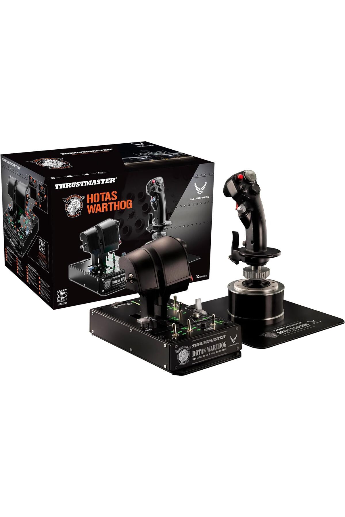 Thrustmaster-HOTAS Warthog Flight Stick, Replica of the U.S Air Force A-10C Aircraft, Compatible with PC 5