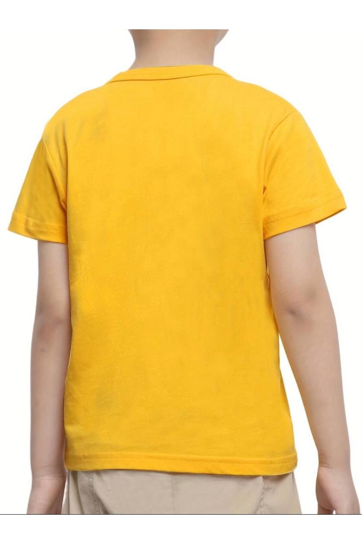 Afternoon Kids-Yellow ''Ribbon Kuromi'' Printed T-Shirt for Boys/Girls 2