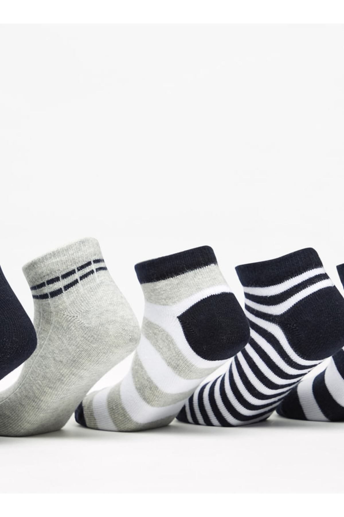 LBL by Shoexpress-Assorted Ankle Length Socks - Set of 5 4