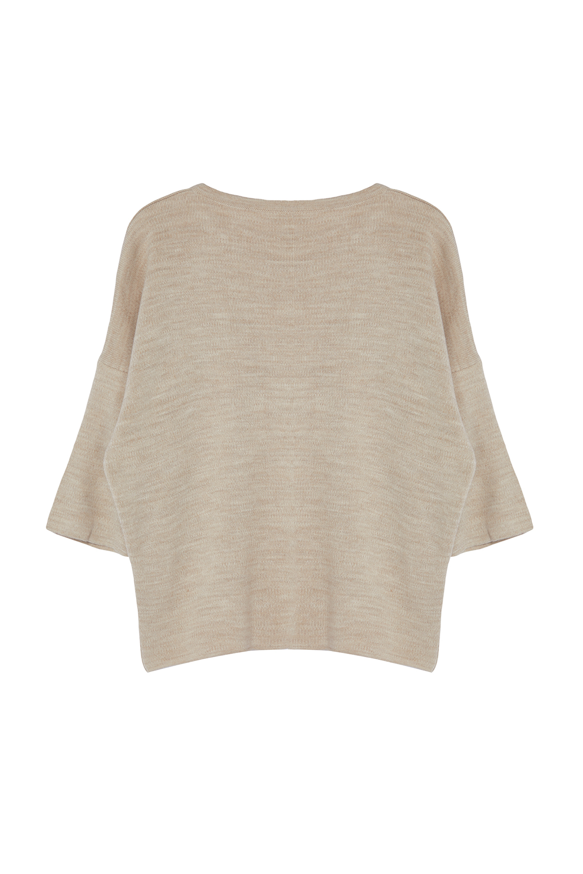 Trendyolmilla  Bej Cep Detaylı Triko Kazak TWOAW25KZ00064 - Görsel 9