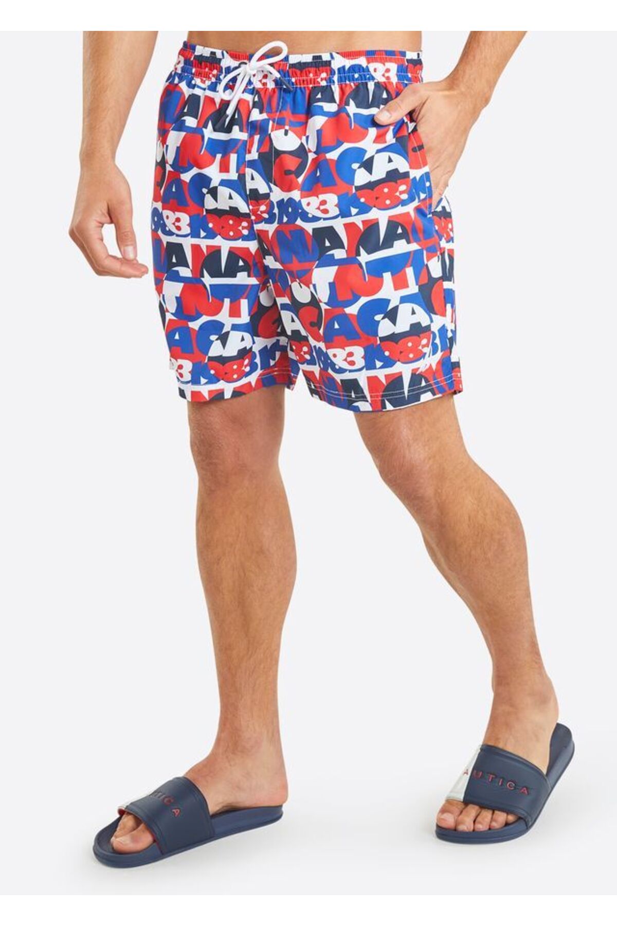 Nautica Men's Swim Shorts N1M01674 - Multicolored