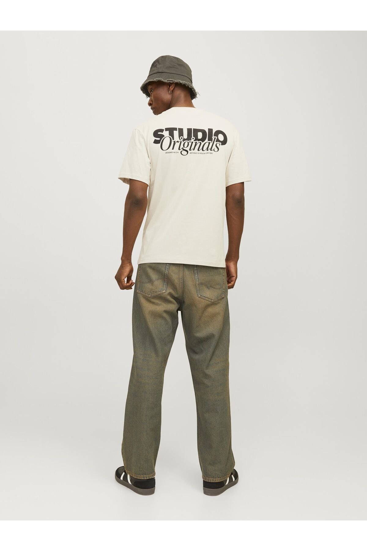 تیشرت مردانه بژ جک اند جونز | TYCA01EB0D170572458247826 اورجینال - تصویر 4