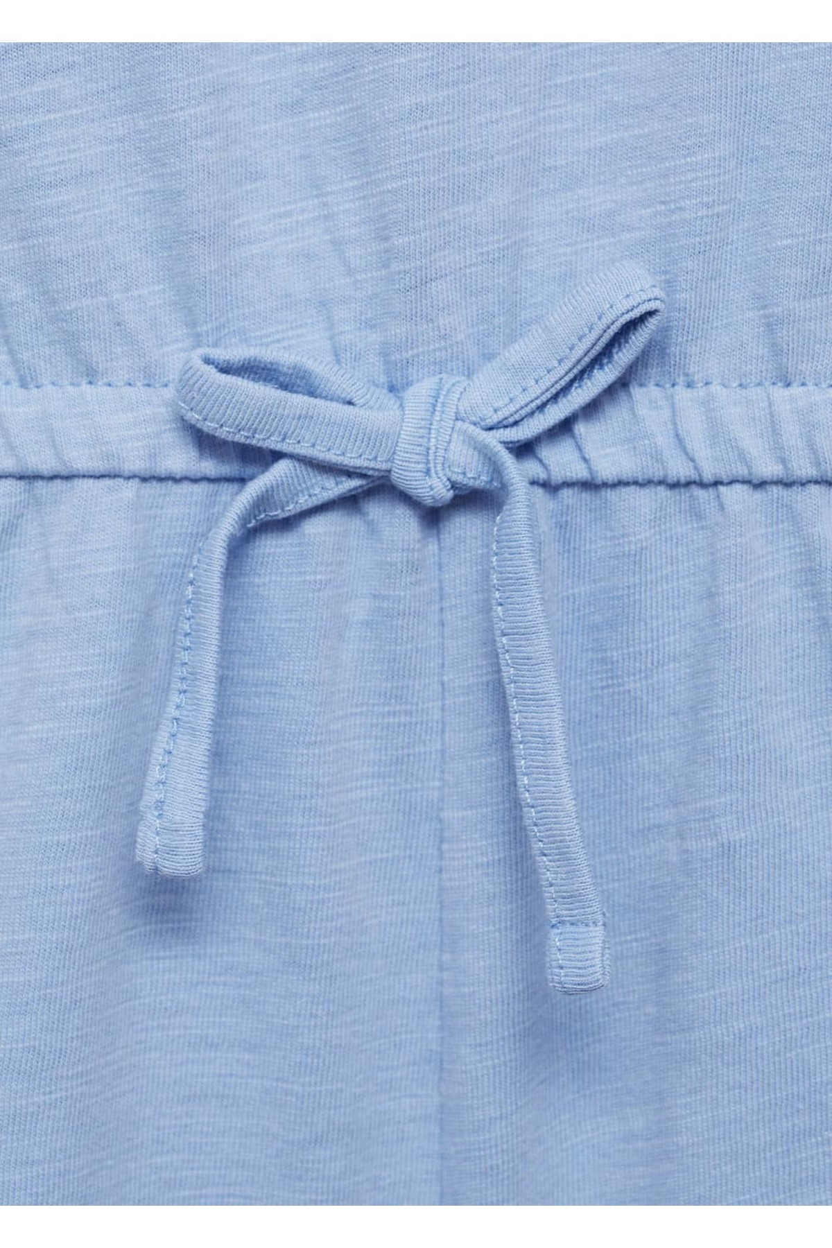 لباس مجلسی دخترانه آبی منگوMANGO Kids | 67087916 اورجینال - تصویر 7