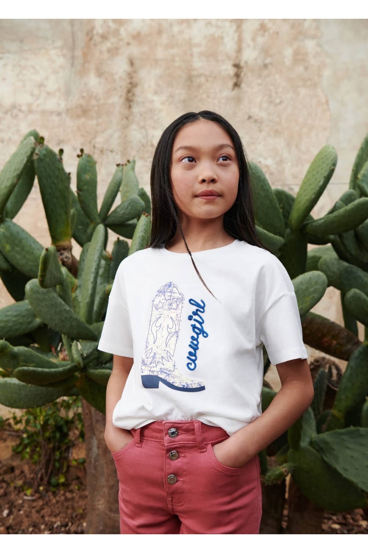 تیشرت دخترانه مانگو کیدز MANGO Kids اورجینال دخترانه کد کالا 67027116 - تصویر 3